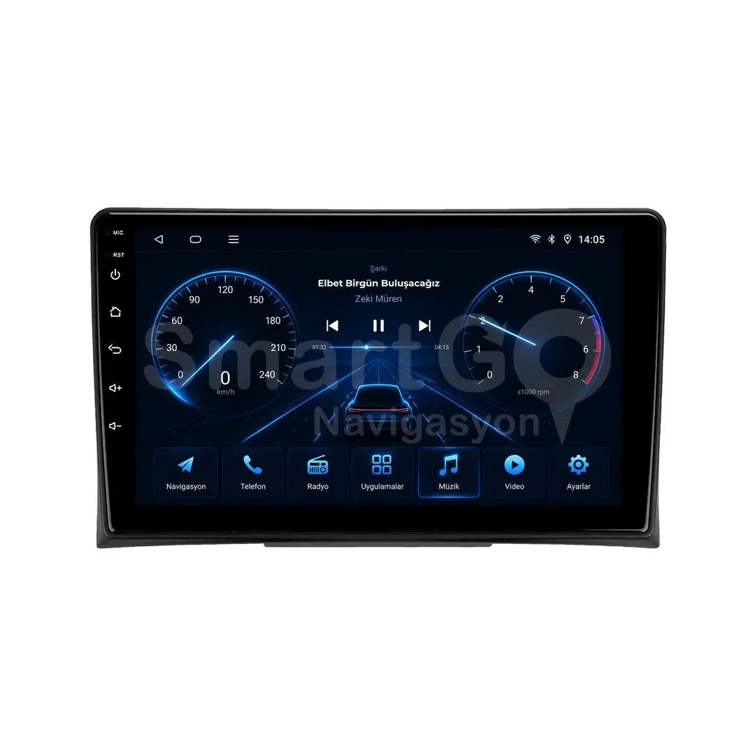 Volkswagen Multivan Android Multimedya Sistemi (2004-2005) - 9 İnç
