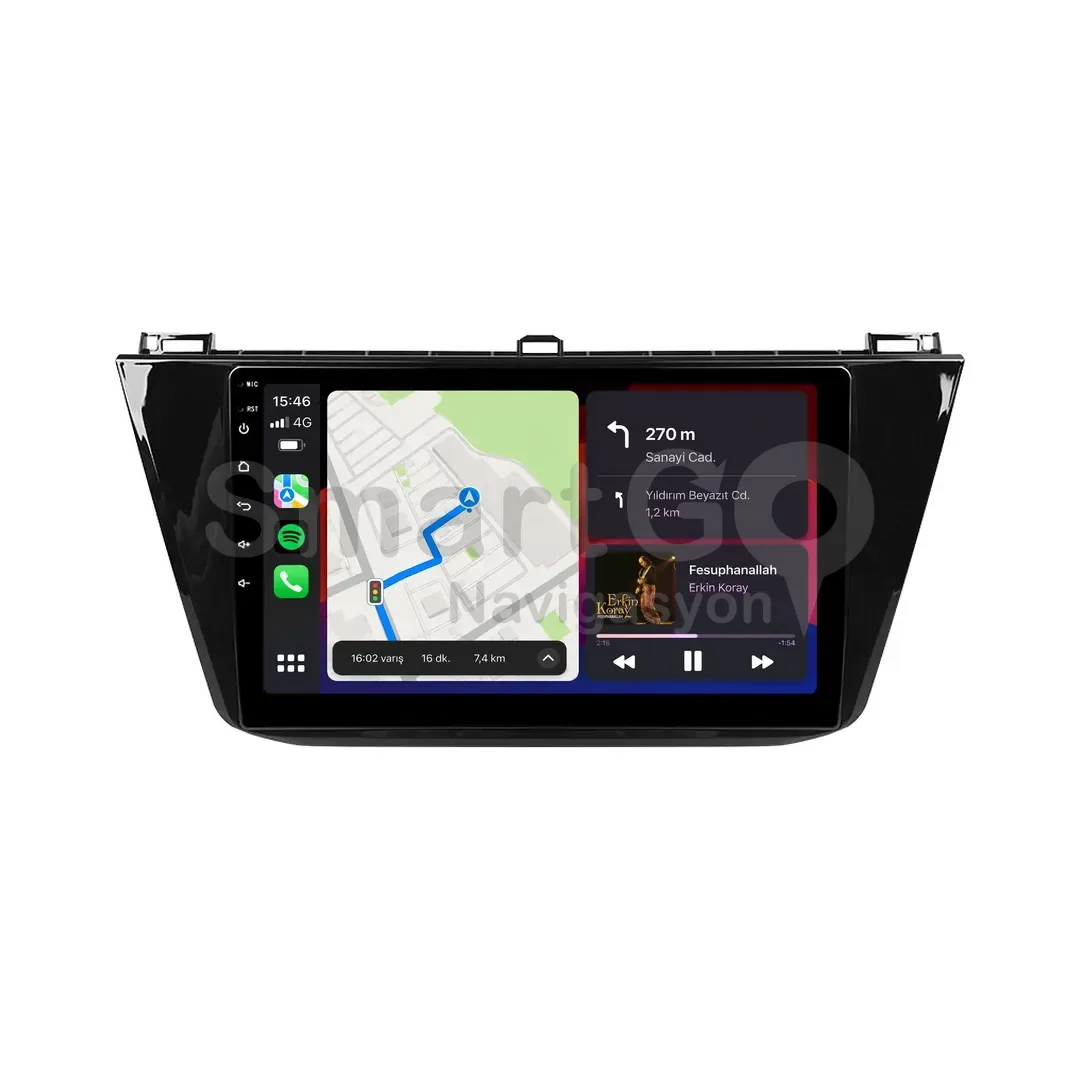 Volkswagen Tiguan Android Multimedya Sistemi (2016-2023) - 10 İnç