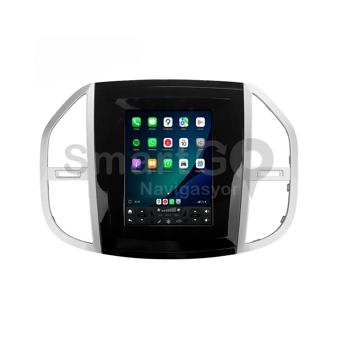 Mercedes Vito Android Tesla Multimedya Sistemi (2015-2023) - 9.7 İnç