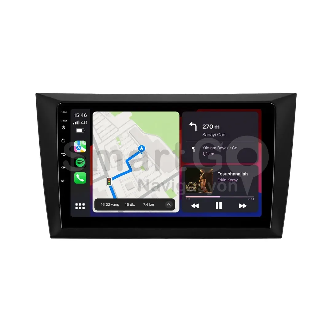 Volkswagen Golf Android Multimedya Sistemi (2009-2012) - 9 İnç