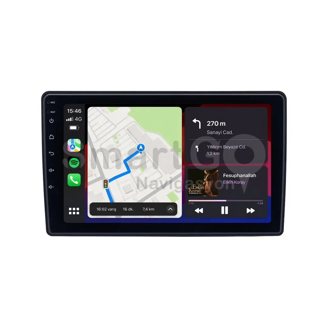 Fiat Scudo Android Multimedya Sistemi (2008-2011) - Citroen Berlingo 9 İnç