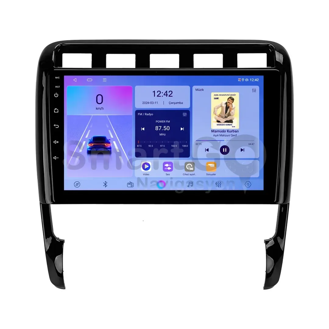 Porsche Cayenne Android Multimedya Sistemi (2003-2010) - 9 İnç