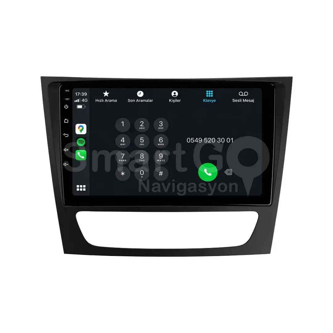 Mercedes E-Class Android Multimedya Sistemi (2002-2010) - CLS 9 İnç