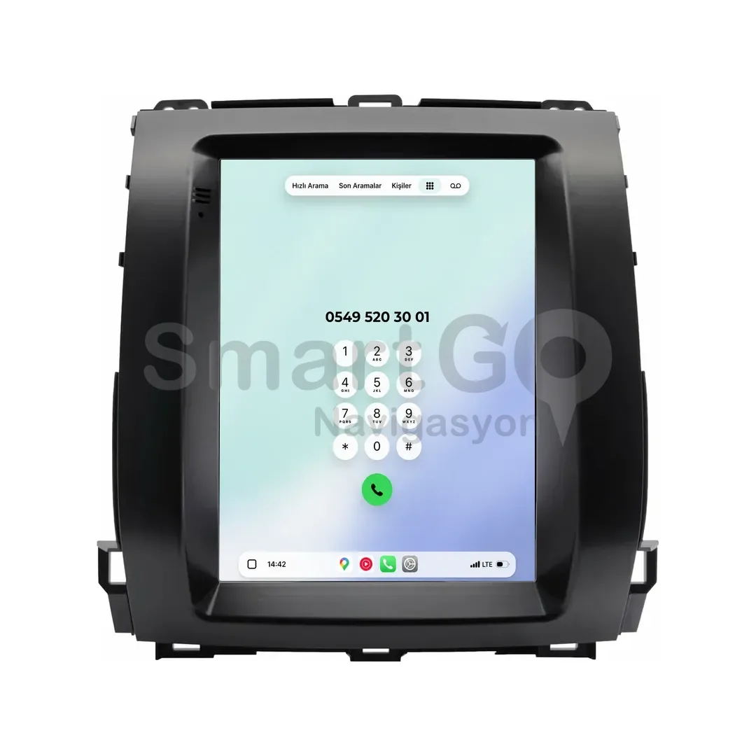 Toyota Land Cruiser Prado Android Tesla Multimedya Sistemi (2003-2009) - 9.7 İnç