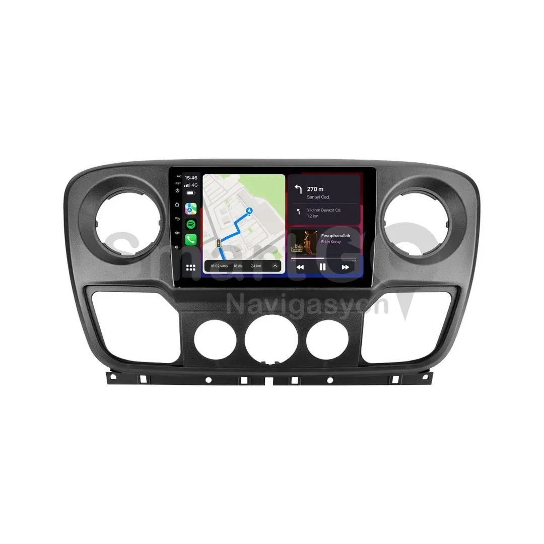 Renault Master Android Multimedya Sistemi (2011-2019) - 10 İnç