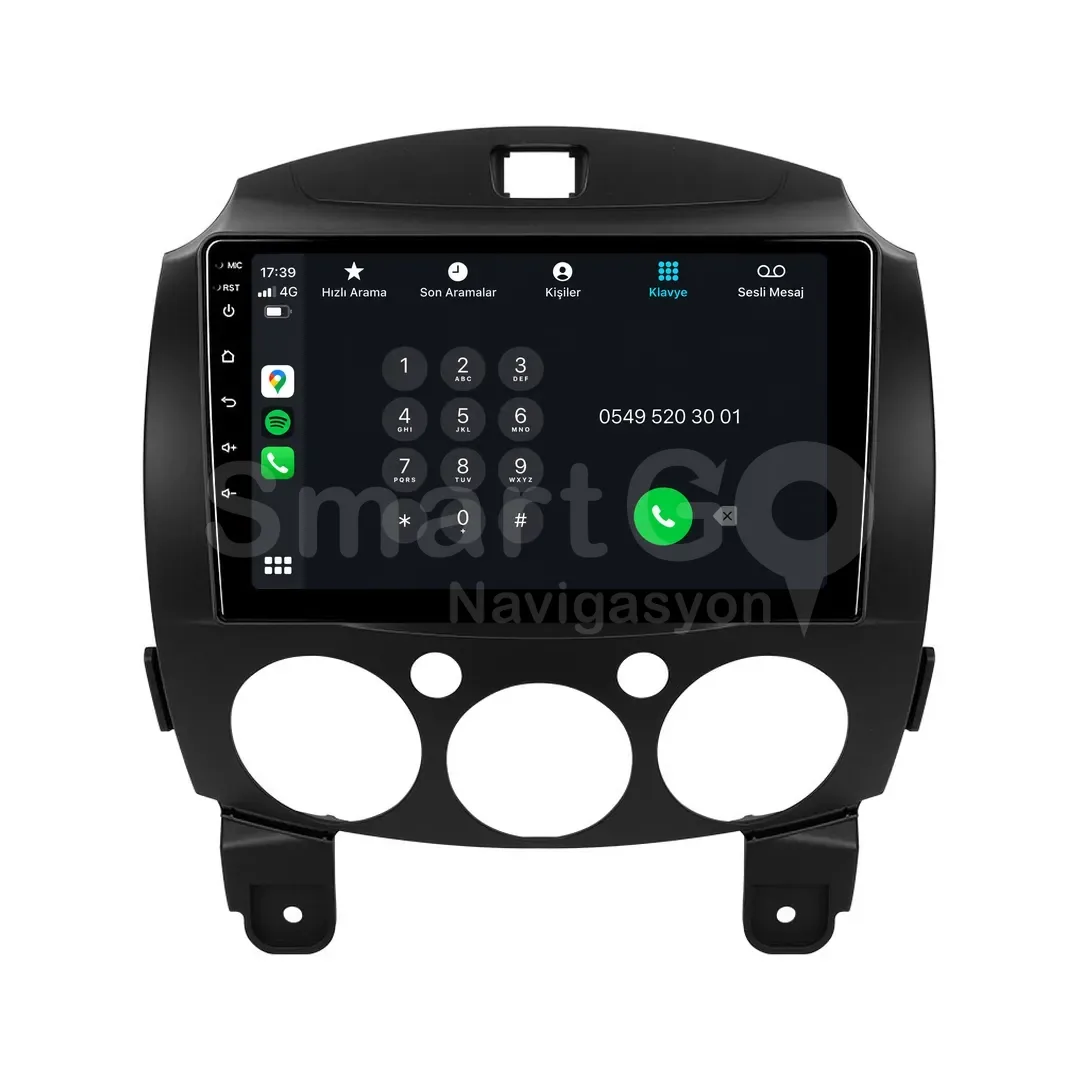 Mazda 2 Android Multimedya Sistemi (2009-2012) - 9 İnç