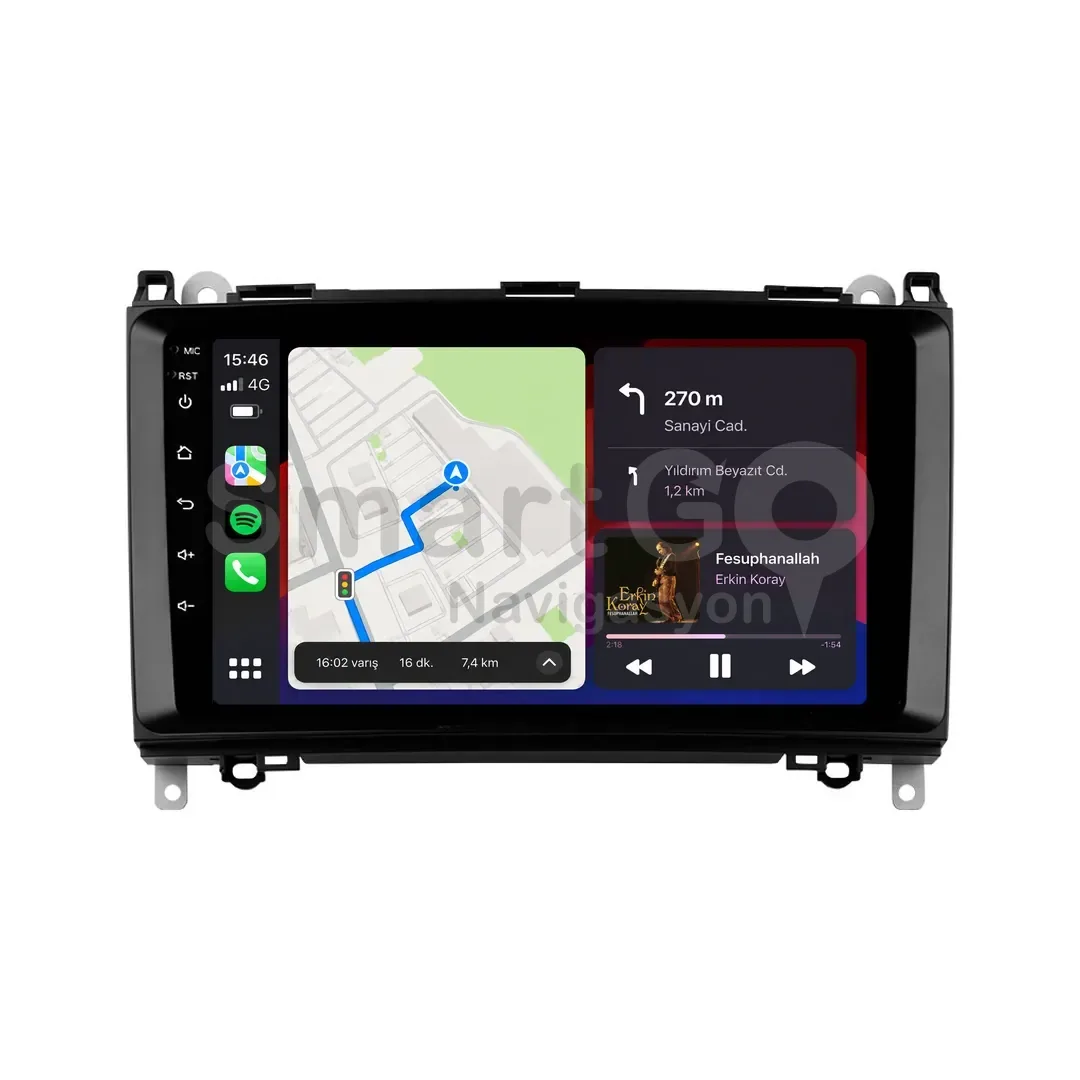 Mercedes Vito Android Multimedya Sistemi (2007-2023) - A-Class 9 İnç