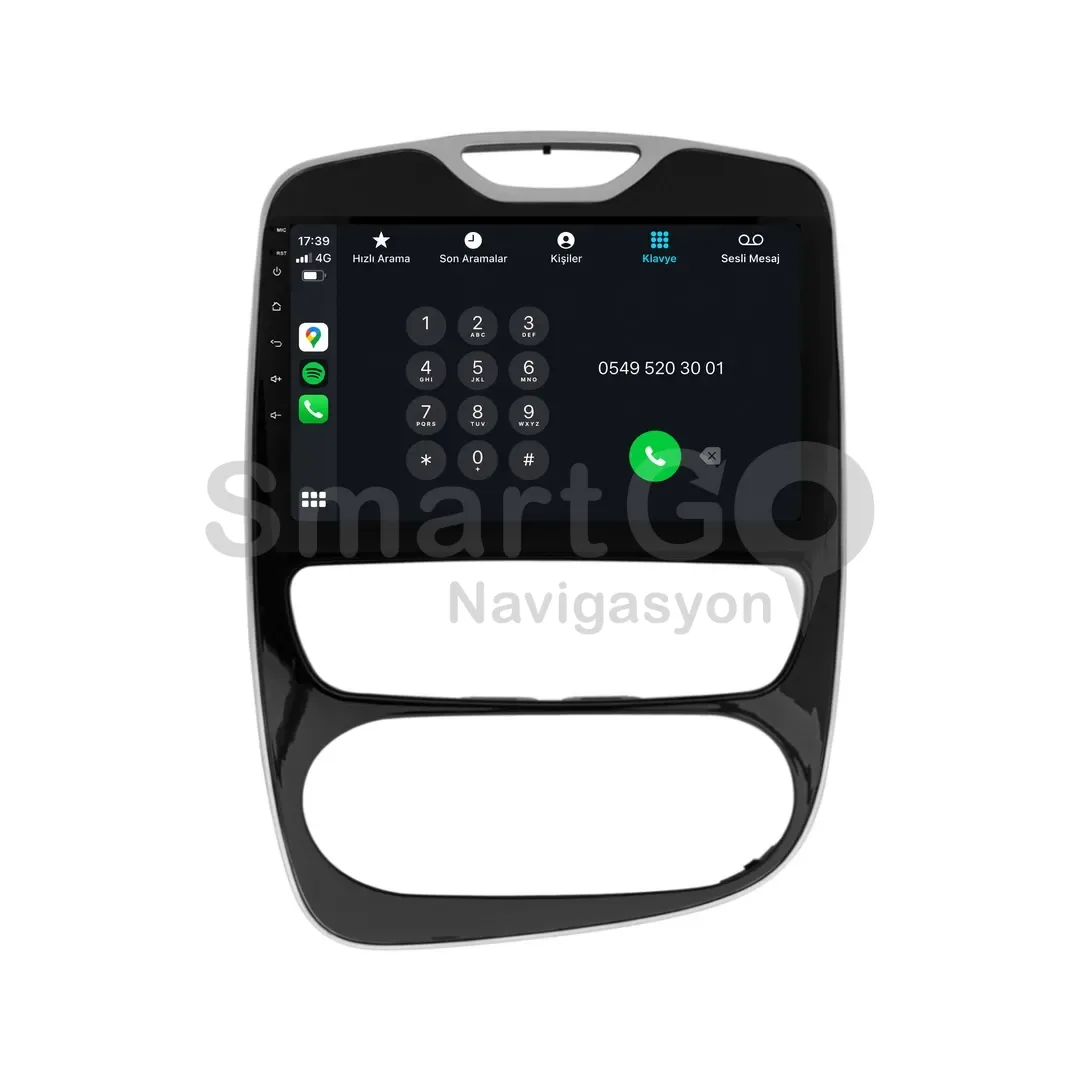 Renault Clio Android Multimedya Sistemi (2016-2019) - 10 İnç