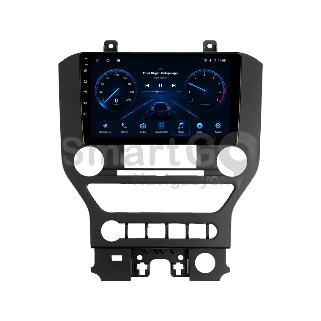 Ford Mustang Android Multimedya Sistemi (2015-2021) - 9 İnç