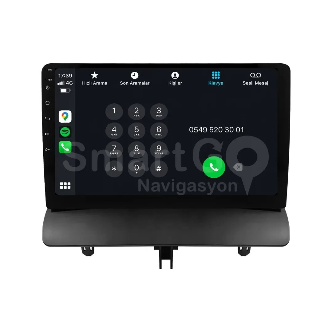 Ford Tourneo Courier Android Multimedya Sistemi (2014-2023) - 9 İnç