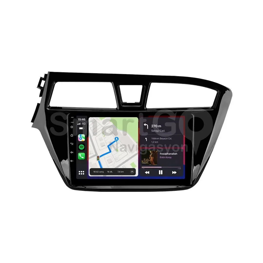 Hyundai i20 Android Multimedya Sistemi (2014-2018) - 9 İnç