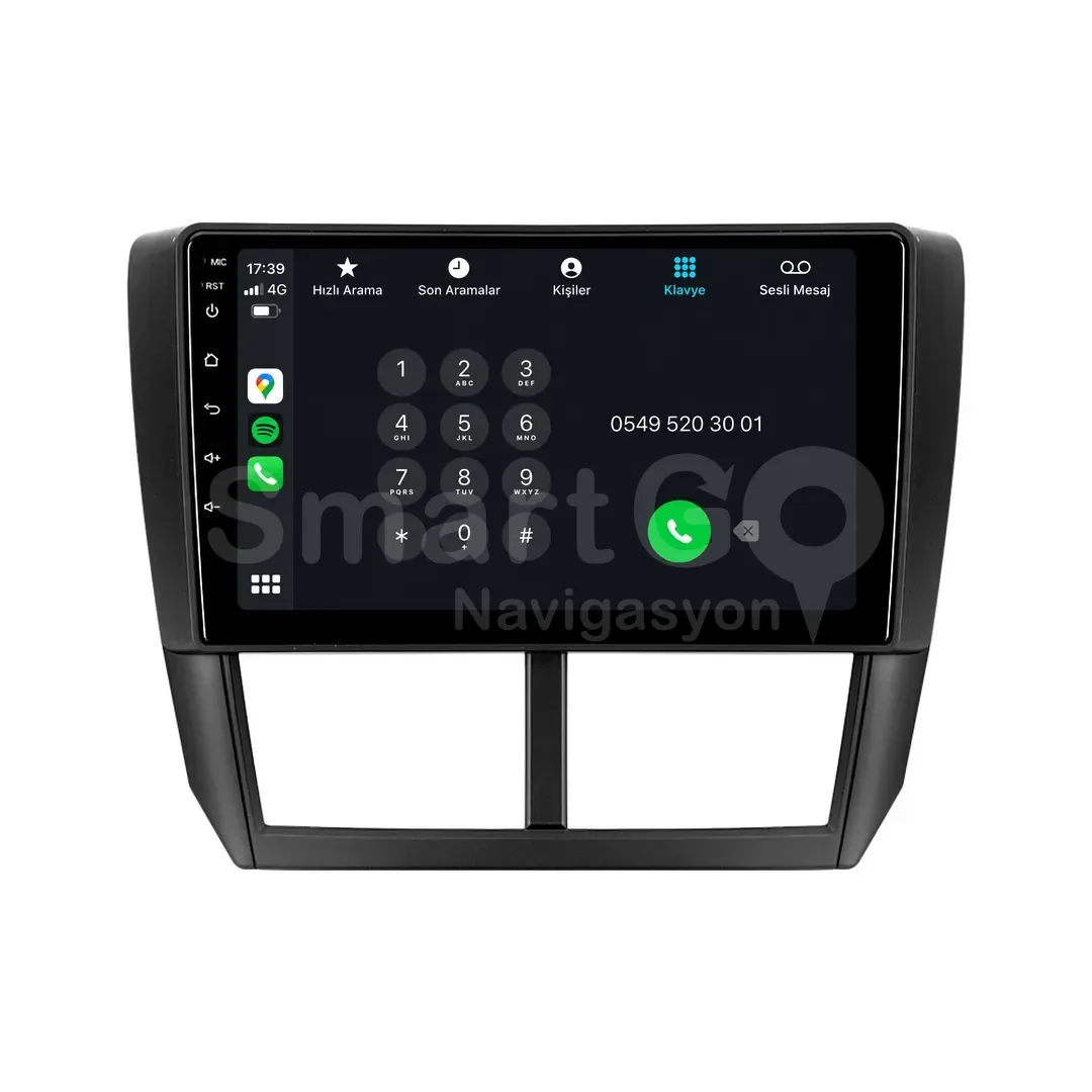 Subaru Forester Android Multimedya Sistemi (2008-2012) - 9 İnç