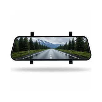DVR Kayıtlı Dijital İç Dikiz Aynası 9.66 İnç