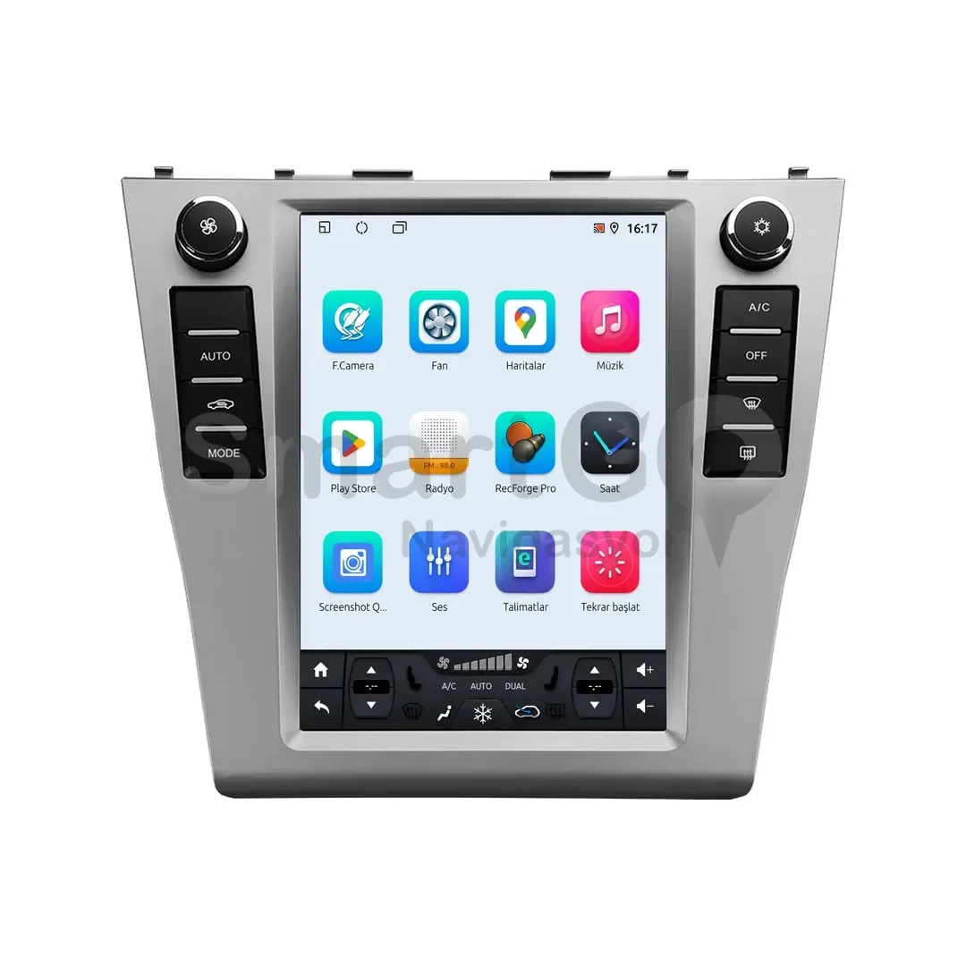 Toyota Camry Android Tesla Multimedya Sistemi (2007-2012) - 9.7 İnç