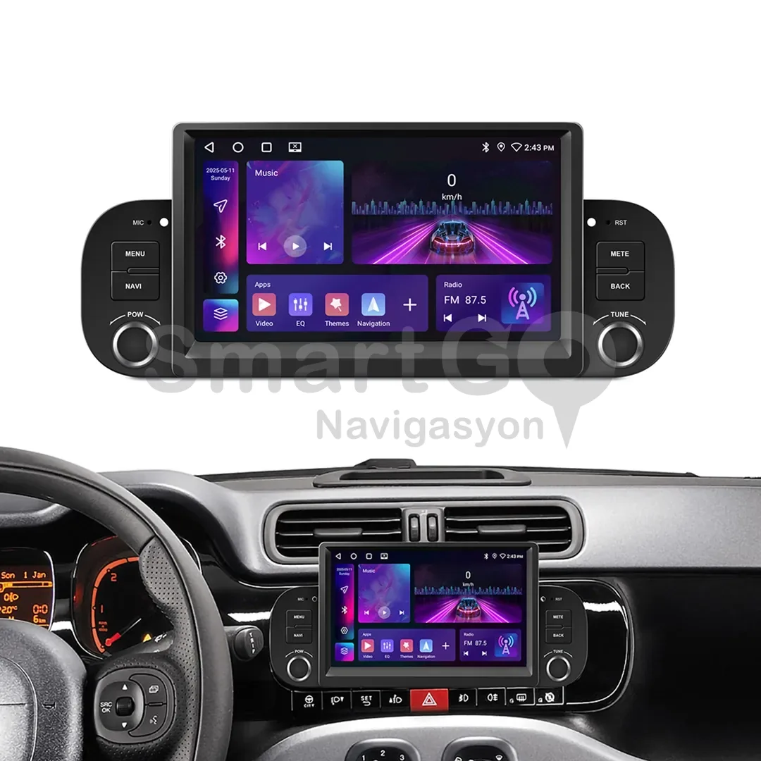 Fiat Panda 2012-2021 OEM 7.0 İnç Android Multimedya 4+64 GB