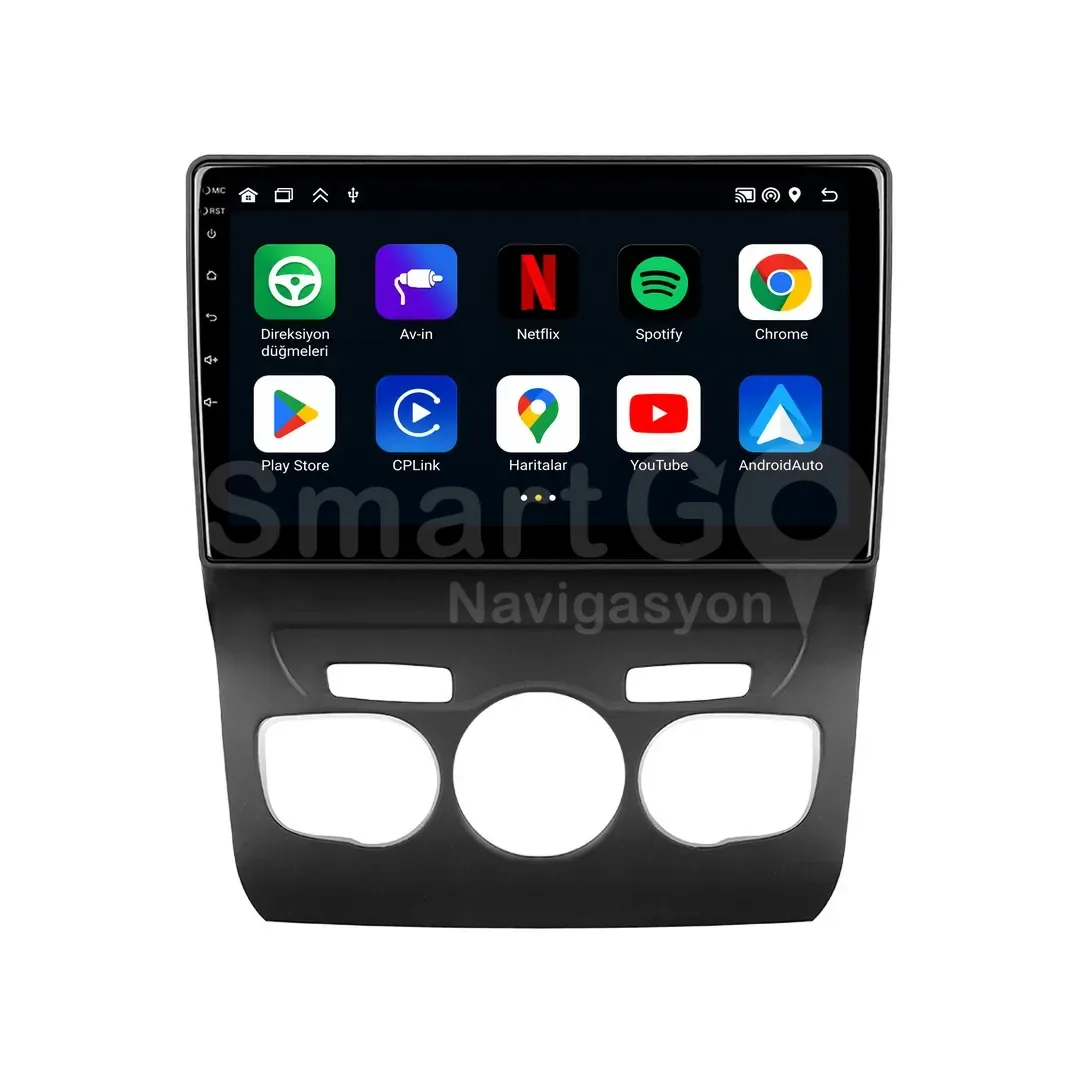 Citroen C4 Android Multimedya Sistemi (2011-2016) - 10 İnç