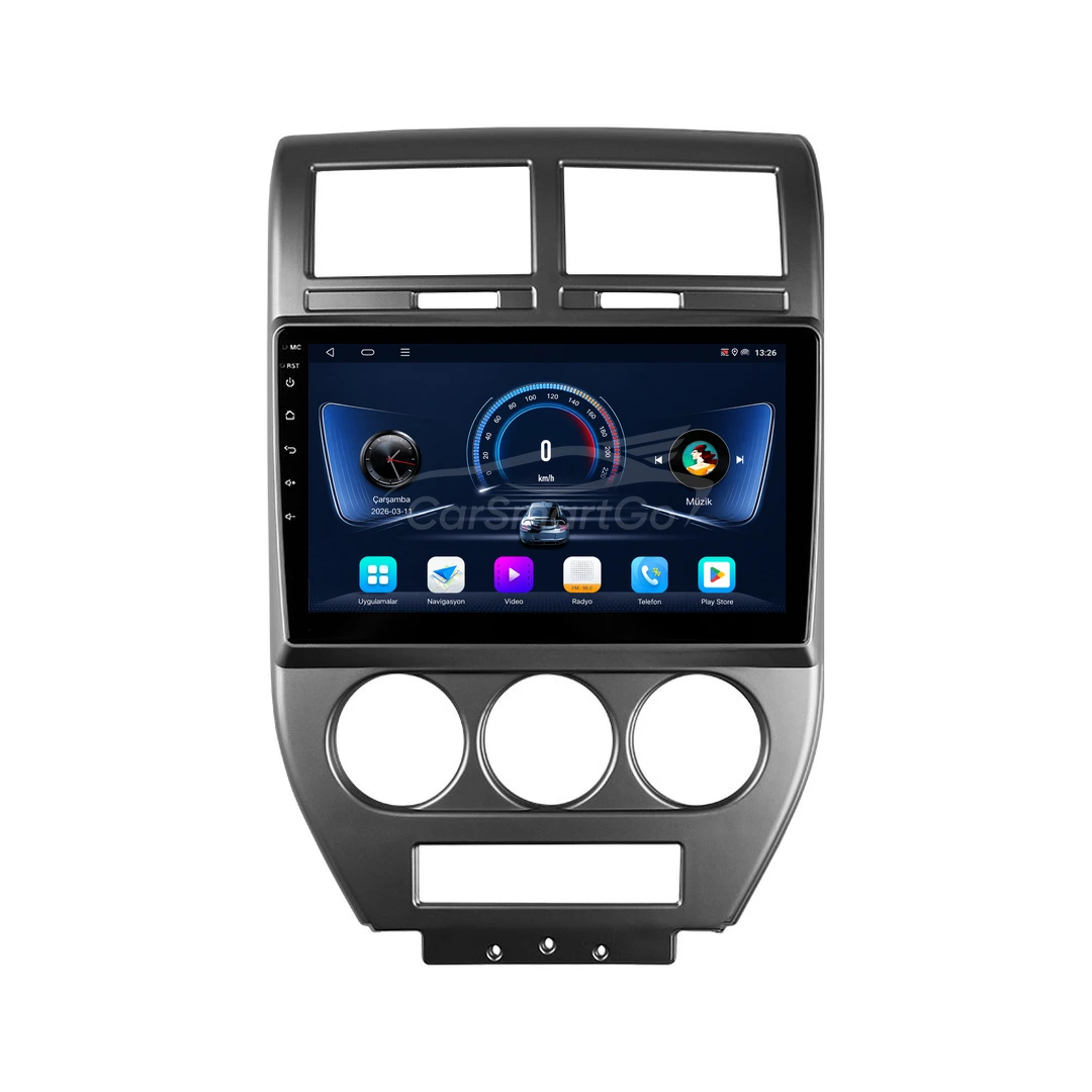 Jeep Compass Android Multimedya Sistemi (2007-2009) 8GB RAM 64GB Hafıza