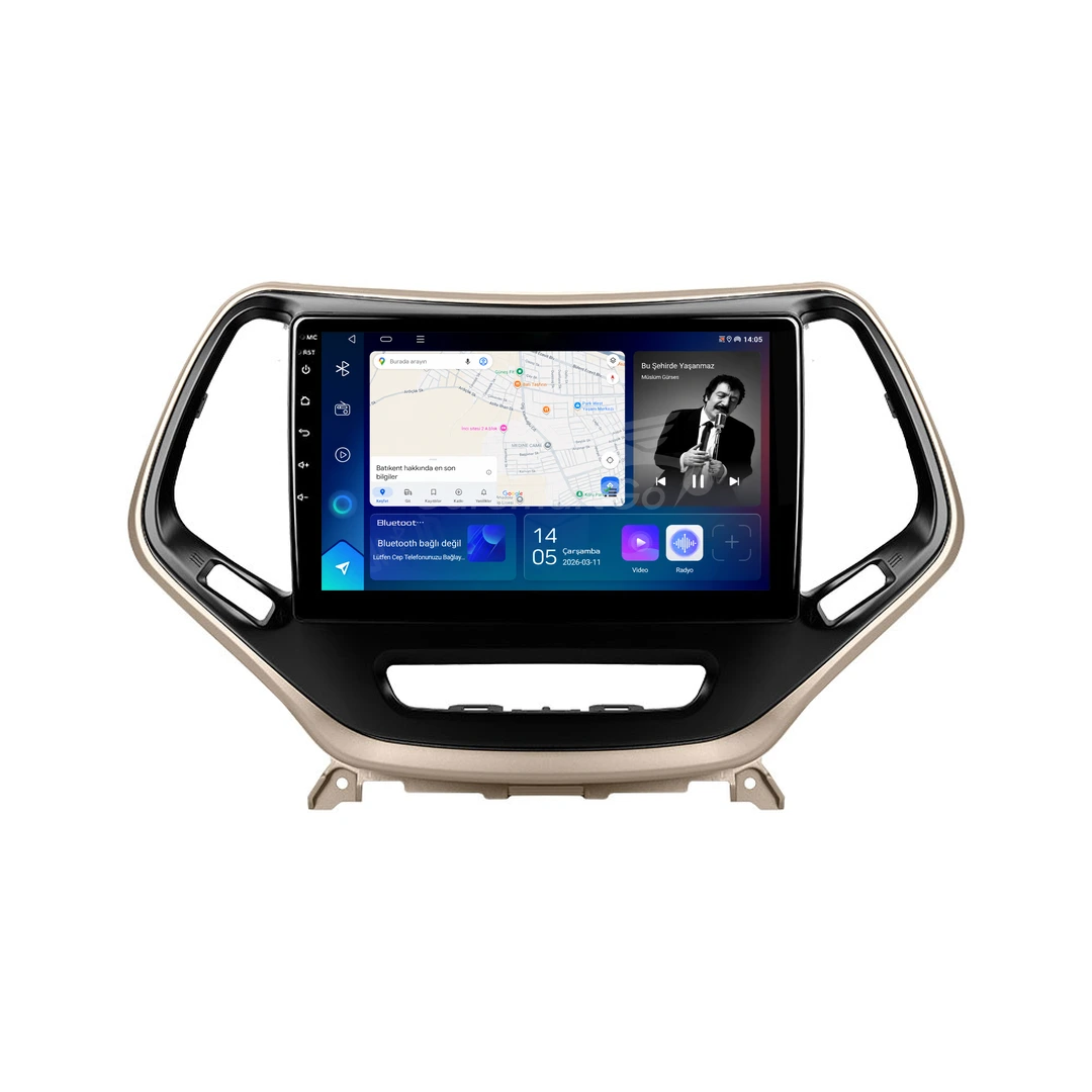 Jeep Cherokee Android Multimedya Sistemi (2014-2015) 8GB RAM 128GB Hafıza