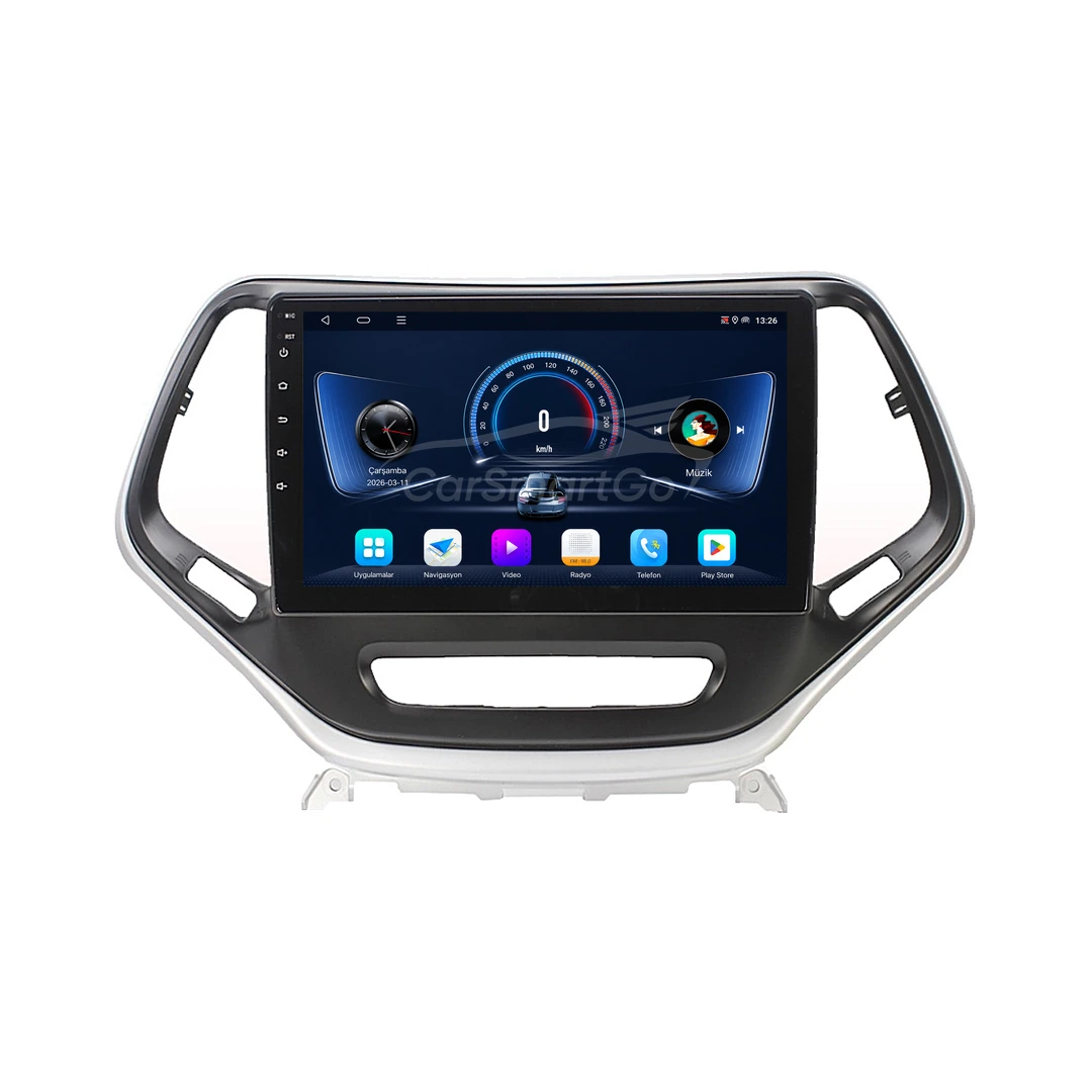 Jeep Cherokee Android Gri Multimedya Sistemi (2014-2015) 4GB RAM 32GB Hafıza