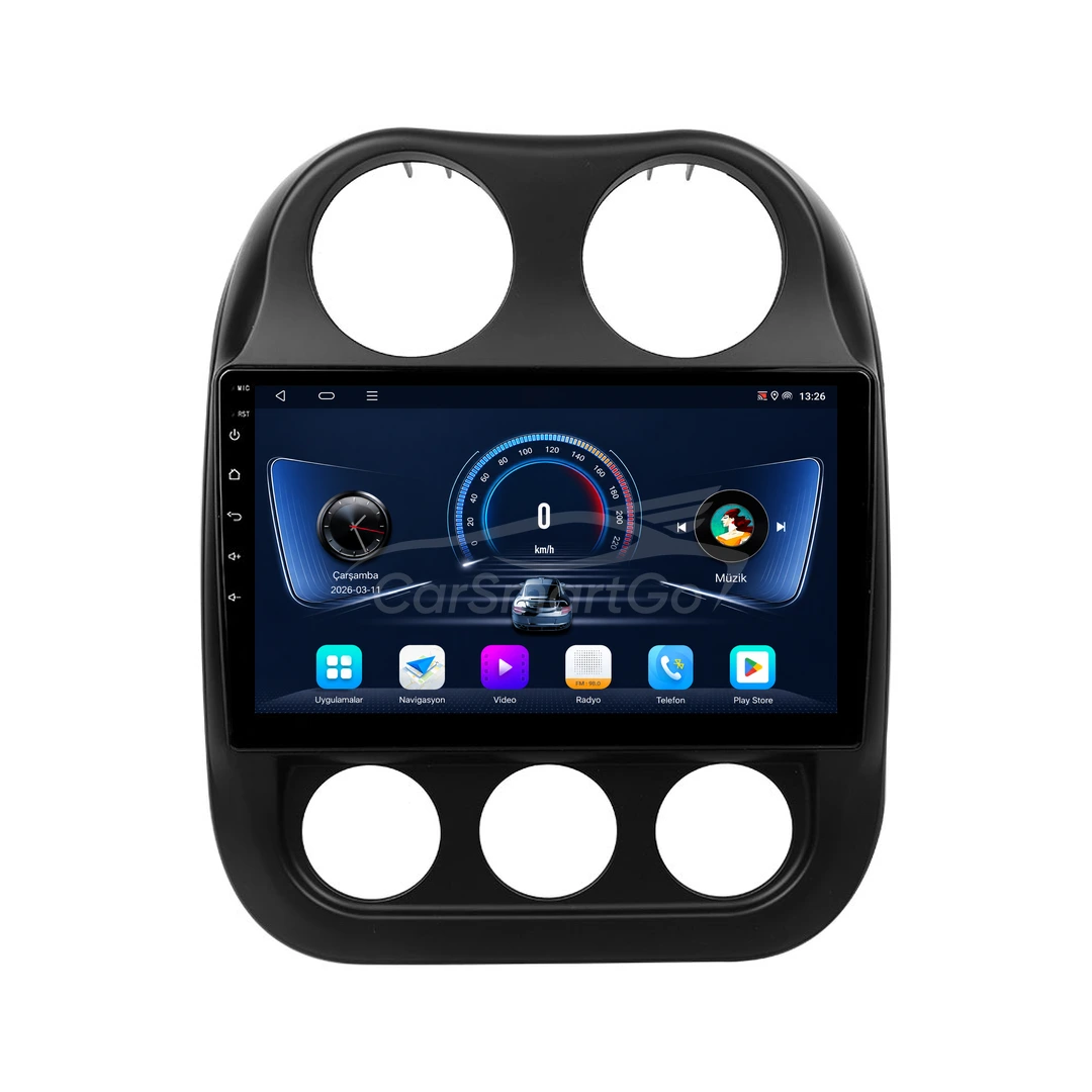 Jeep Compass Android Multimedya Sistemi (2010-2015) 8GB RAM 64GB Hafıza
