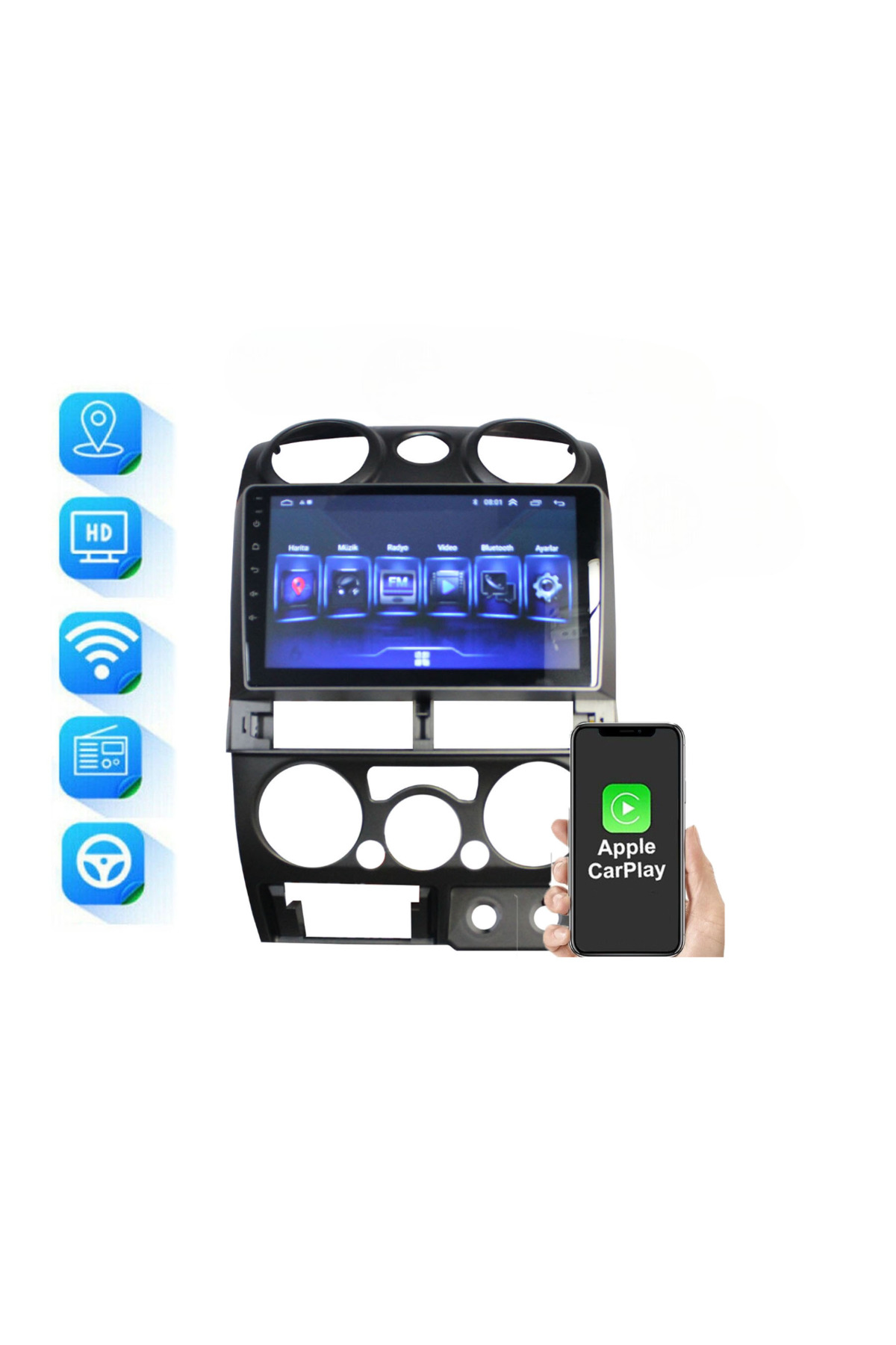 ISUZU DMAX -D MAX 2008/2011 9 İNÇ 6-64 PRO MODEL QLED EKRAN