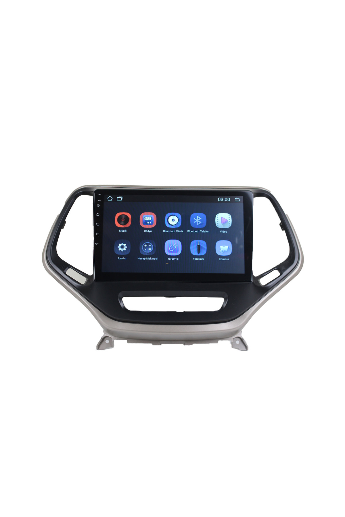 Jeep Cherokee uyumlu JEEP CHEROKEE 2013/2014 MODEL Uyumlu BEJ 10'' İNÇ KAMERALI, CARPLAY'Lİ - Görsel 5