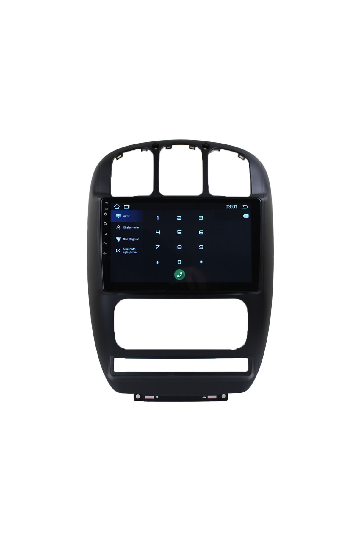 Jeep Grand Cherokee uyumlu JEEP CHRYSLER GRAND VOYAGER 2000/2012 MODEL UYUMLU 10'' İNÇ KAMERALI, CARPLAY'Lİ - Görsel 2