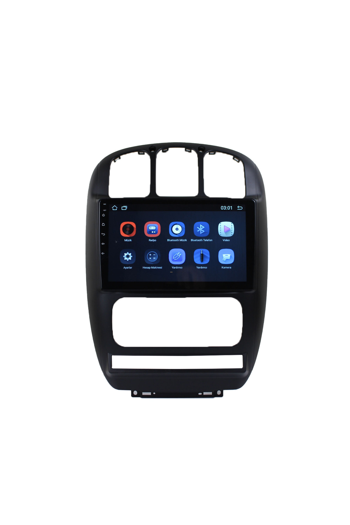 Jeep Grand Cherokee uyumlu JEEP CHRYSLER GRAND VOYAGER 2000/2012 MODEL UYUMLU 10'' İNÇ KAMERALI, CARPLAY'Lİ - Görsel 4