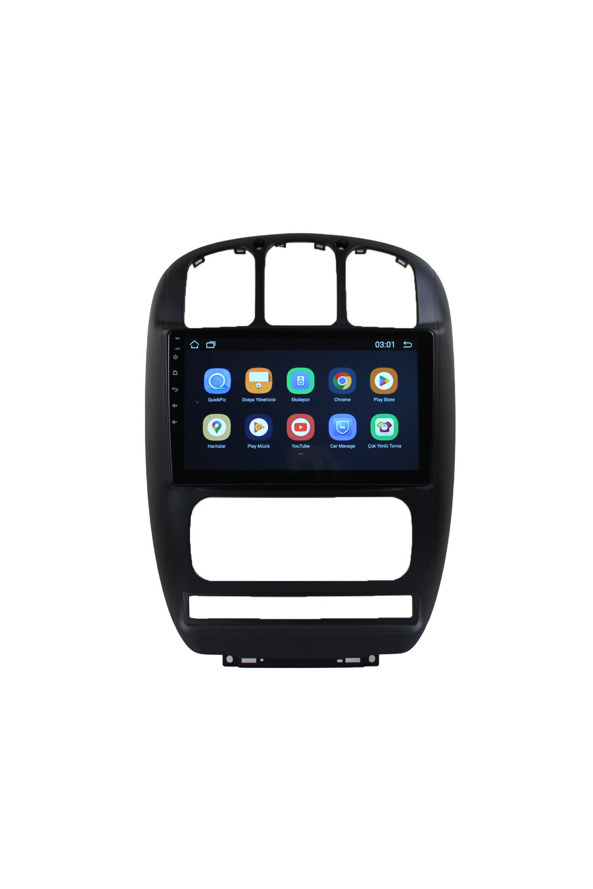 Jeep Grand Cherokee uyumlu JEEP CHRYSLER GRAND VOYAGER 2000/2012 MODEL UYUMLU 10'' İNÇ KAMERALI, CARPLAY'Lİ - Görsel 5