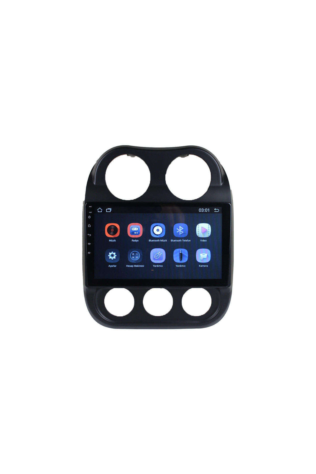 Jeep Compass uyumlu JEEP COMPASS 2010/2015 MODEL Uyumlu  10'' İNÇ KAMERALI, CARPLAY'Lİ - Görsel 4