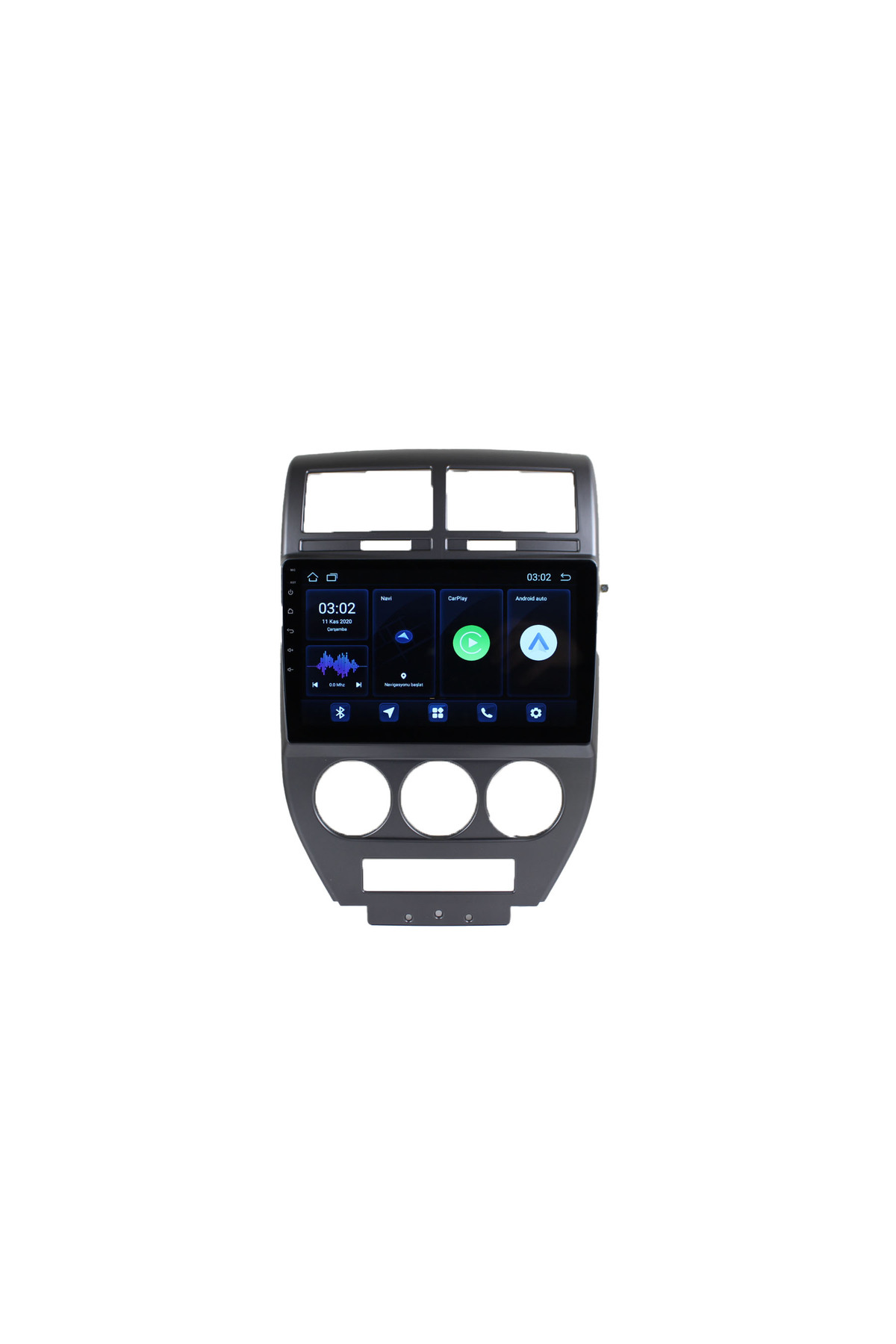 JEEP COMPASS-DODGE CALİBER 2007/2009 MODEL Uyumlu 10''  İNÇ KAMERALI, CARPLAY'Lİ