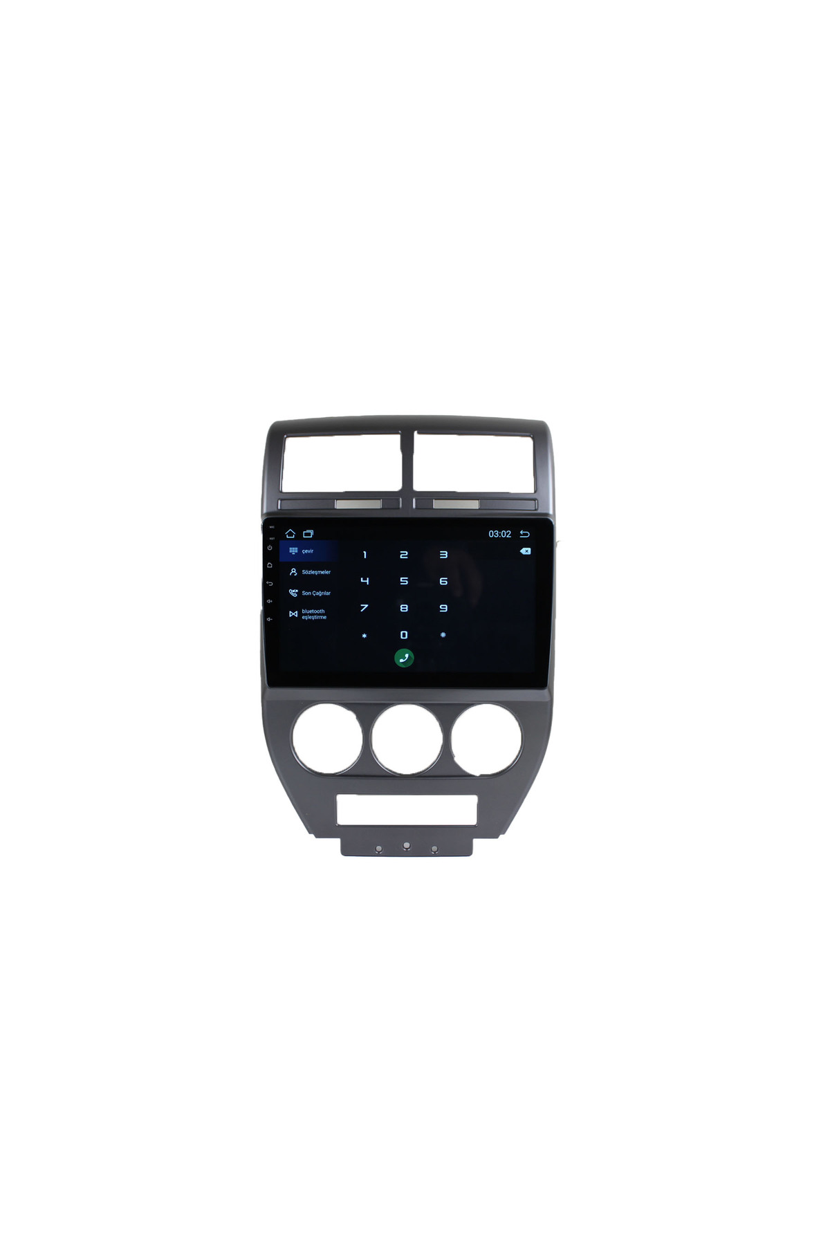 Dodge JEEP COMPASS-DODGE CALİBER 2007/2009 MODEL Uyumlu 10''  İNÇ KAMERALI, CARPLAY'Lİ - Görsel 3