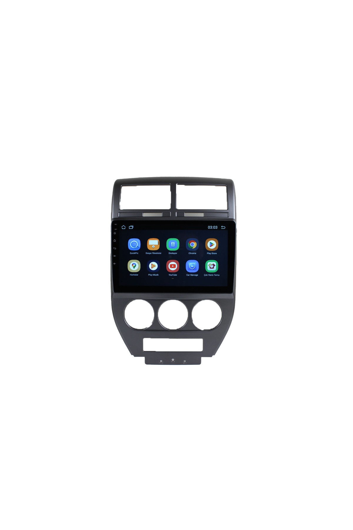 Dodge JEEP COMPASS-DODGE CALİBER 2007/2009 MODEL Uyumlu 10''  İNÇ KAMERALI, CARPLAY'Lİ - Görsel 6