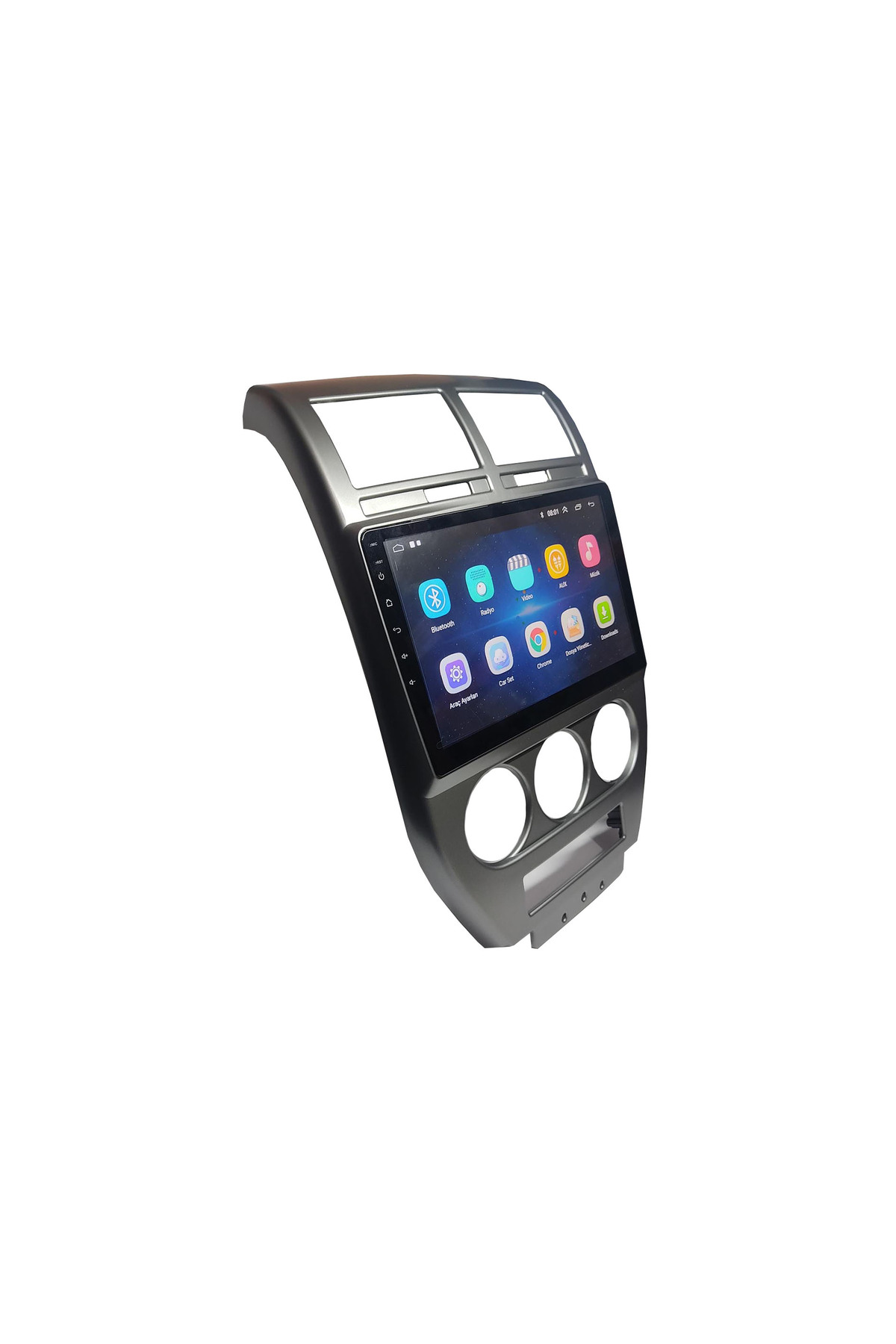 Jeep Compass uyumlu JEEP COMPASS/DODGE CALİBER 2007-2009 MODEL 10İNÇ 2GB RAM 32GB HAFIZA CARPLAYLİ KAMERALI - Görsel 2