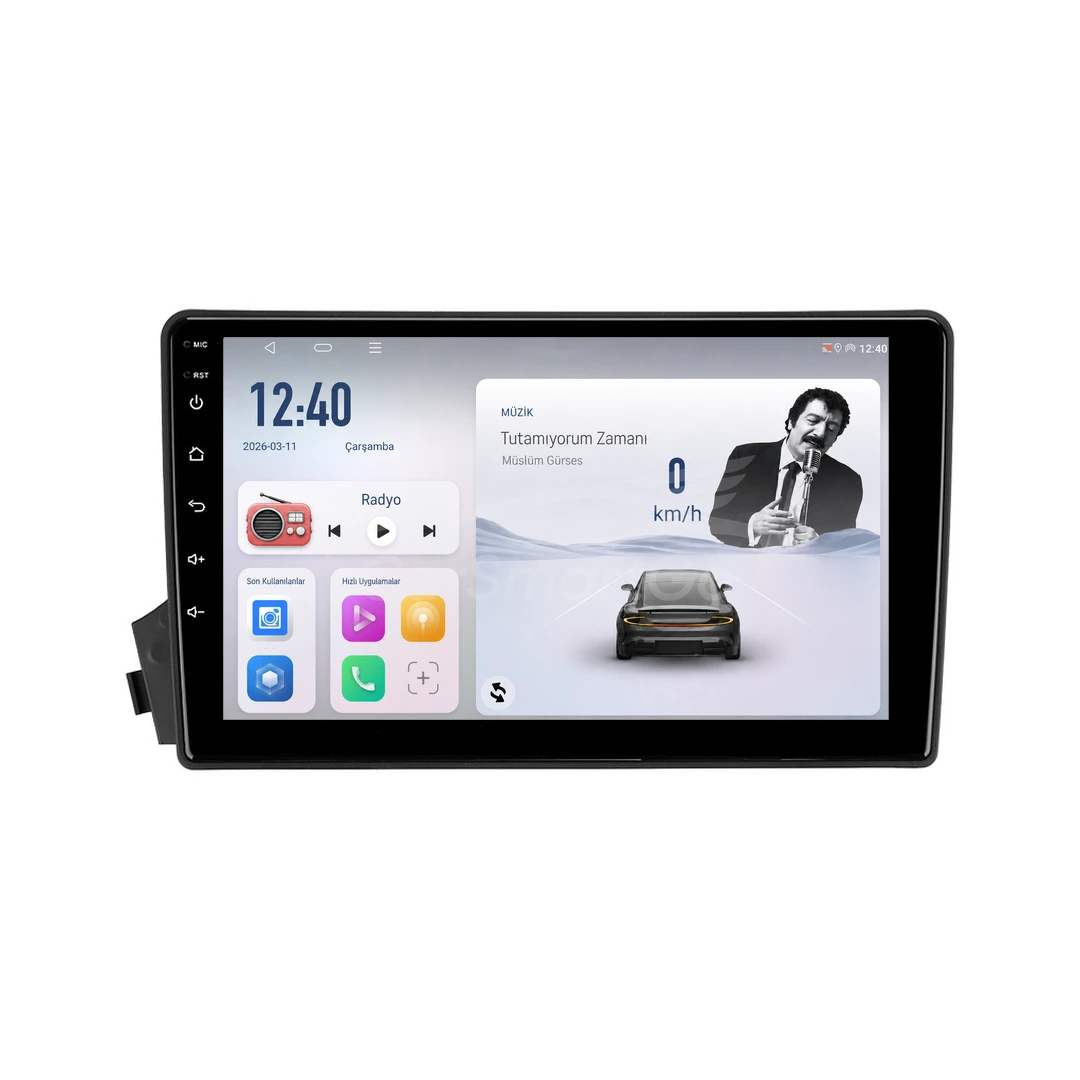 SsangYong Actyon Android Multimedya Sistemi (2006-2012) 8GB RAM 128GB Hafıza Pro