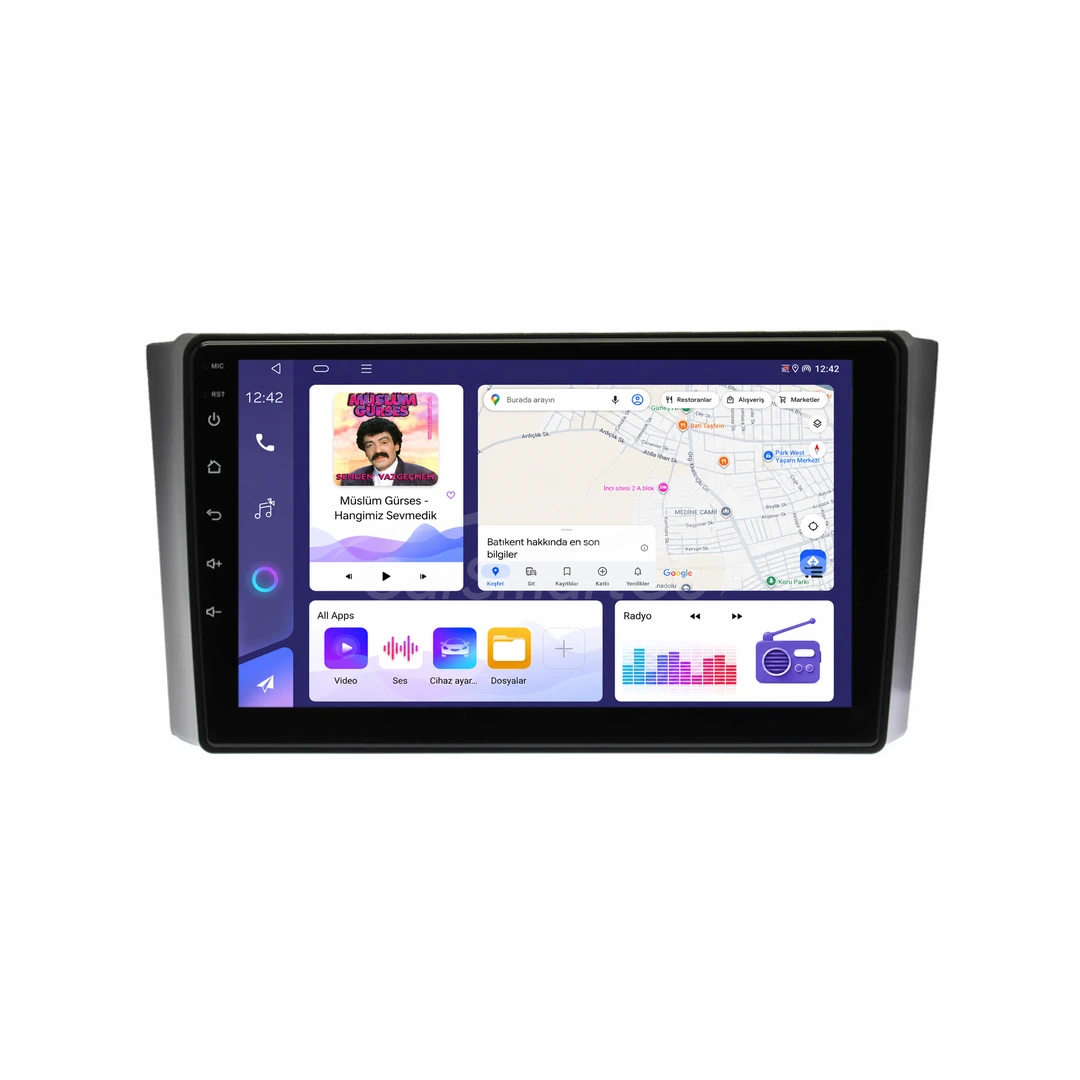 SsangYong Rexton Android Multimedya Sistemi (2008-2011) 8GB RAM 64GB Hafıza
