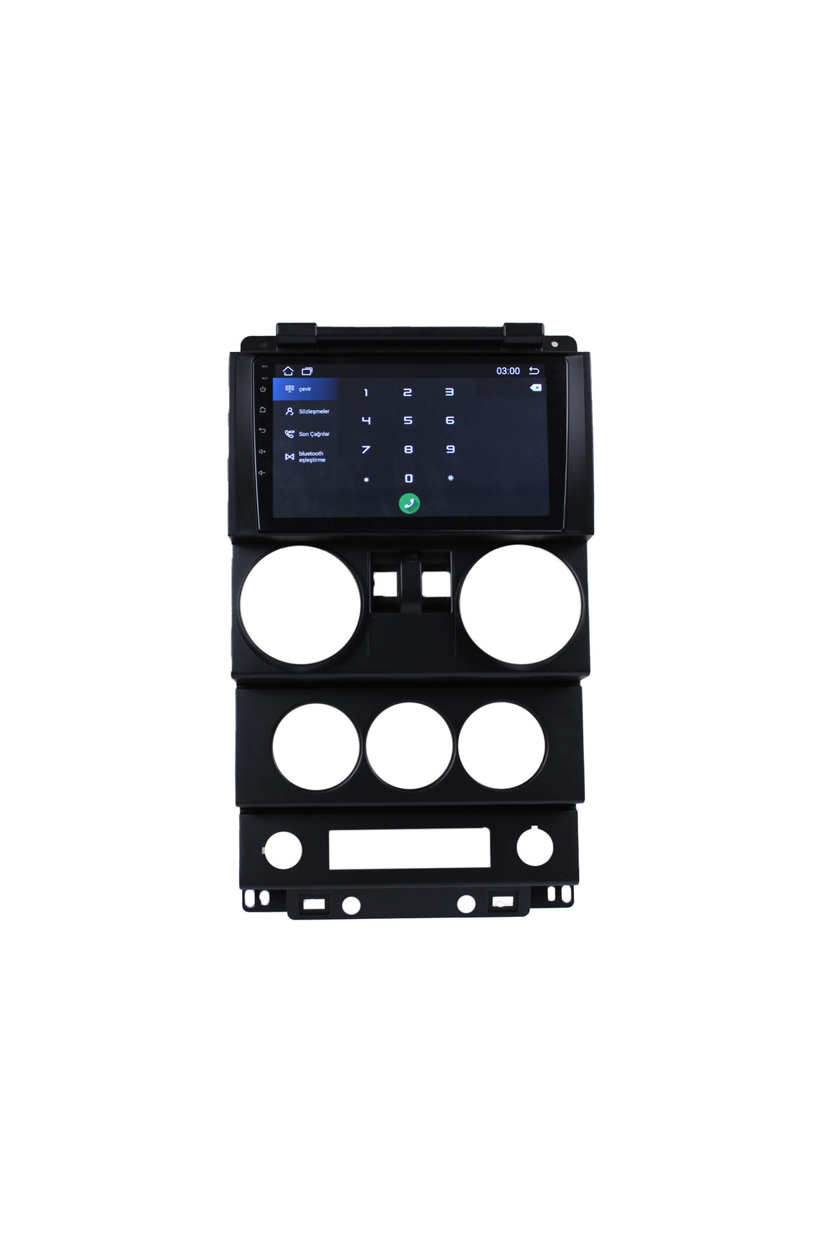 Jeep Wrangler uyumlu JEEP WRANGLER-RUBİCON 2008/2010 MODEL Uyumlu 9'' İNÇ KAMERALI, CARPLAY'Lİ - Görsel 2