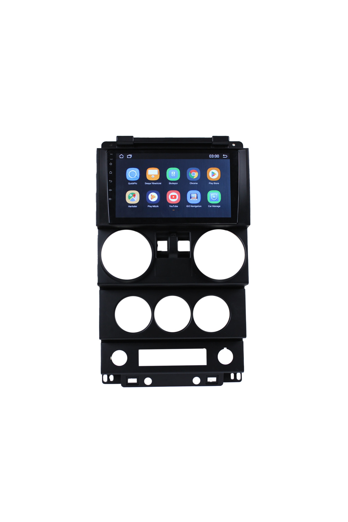 Jeep Wrangler uyumlu JEEP WRANGLER-RUBİCON 2008/2010 MODEL Uyumlu 9'' İNÇ KAMERALI, CARPLAY'Lİ - Görsel 5