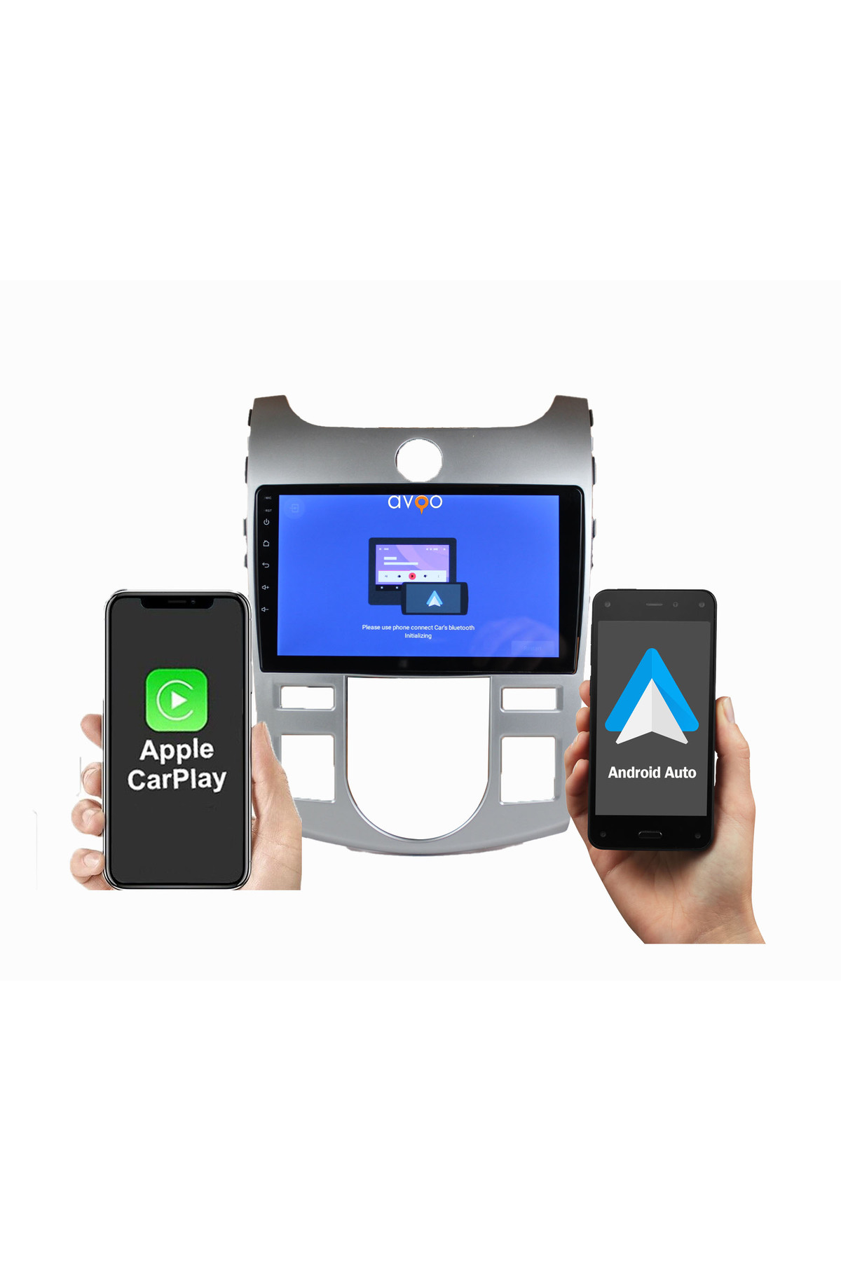 Kia Cerato uyumlu KİA CERATO 2009/2012 UYUMLU DİGİTAL KLİMA 9 İNÇ 8-128 PRO MODEL QLED EKRAN - Görsel 2