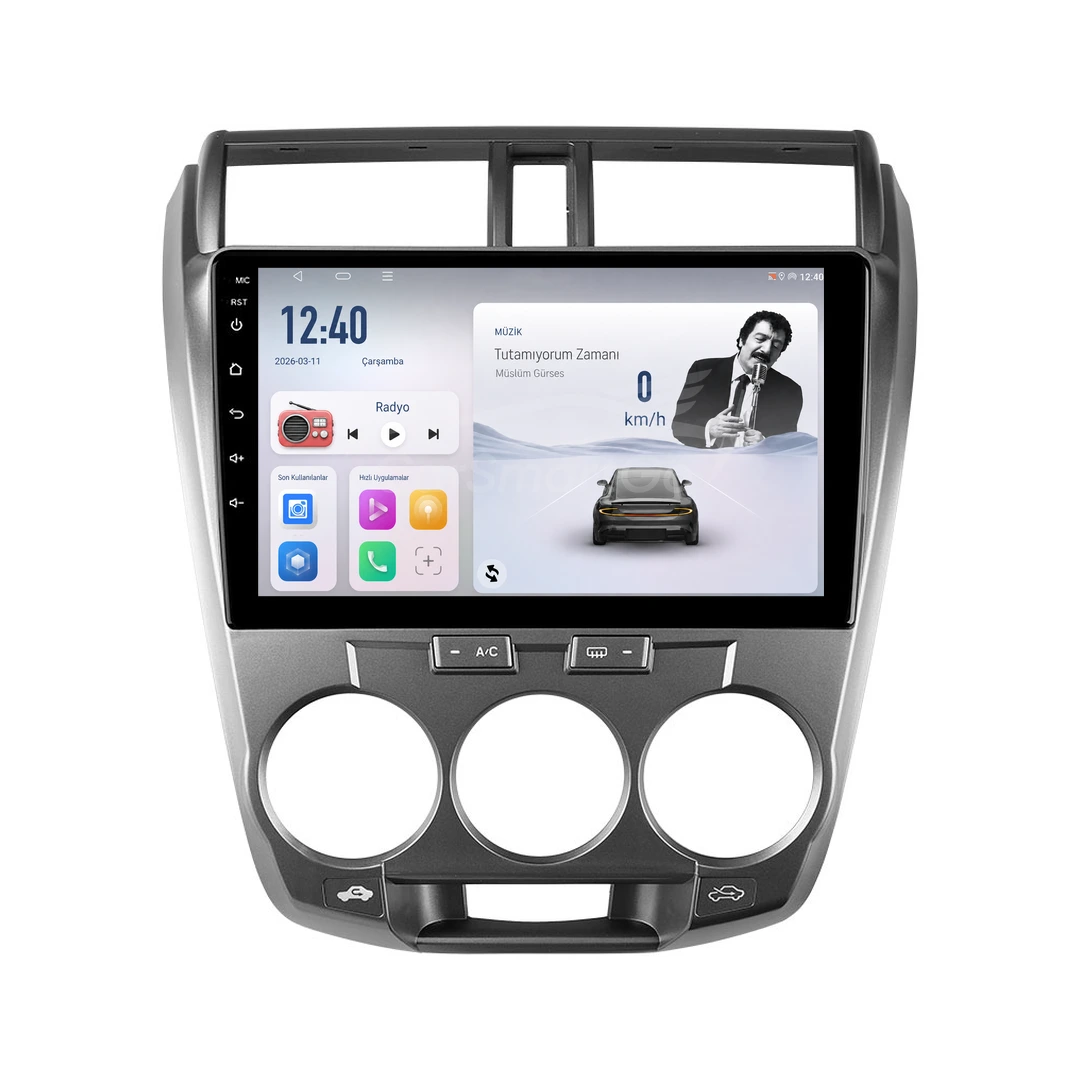 Honda City Android Multimedya Sistemi (2009-2012) 10GB RAM 256GB Hafıza Pro