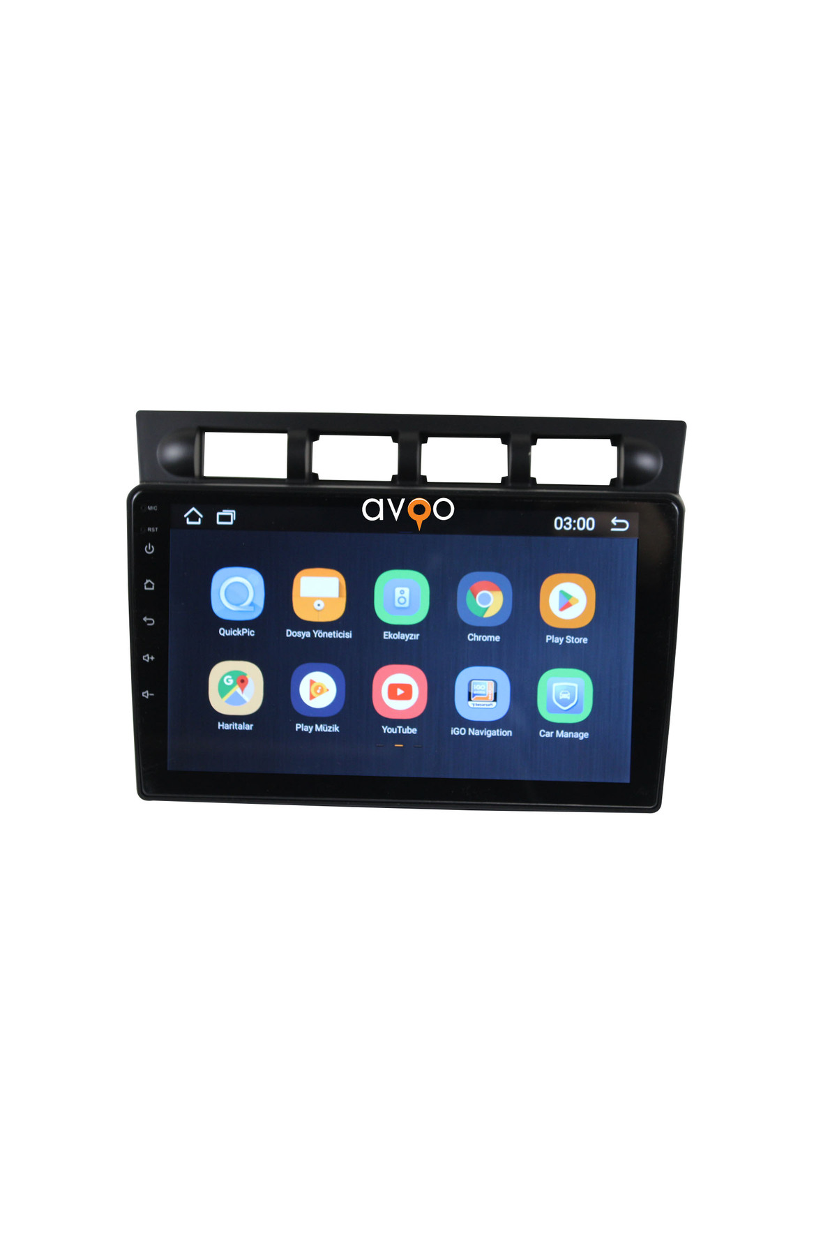 Kia Picanto uyumlu KİA PİCANTO 2004-2008 9 İNÇ 4-32 PRO MODEL QLED EKRAN - Görsel 5