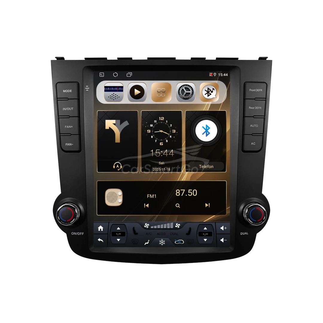 Honda CR-V Android Tesla Multimedya Sistemi (2007-2012) 6GB RAM 64GB Hafıza