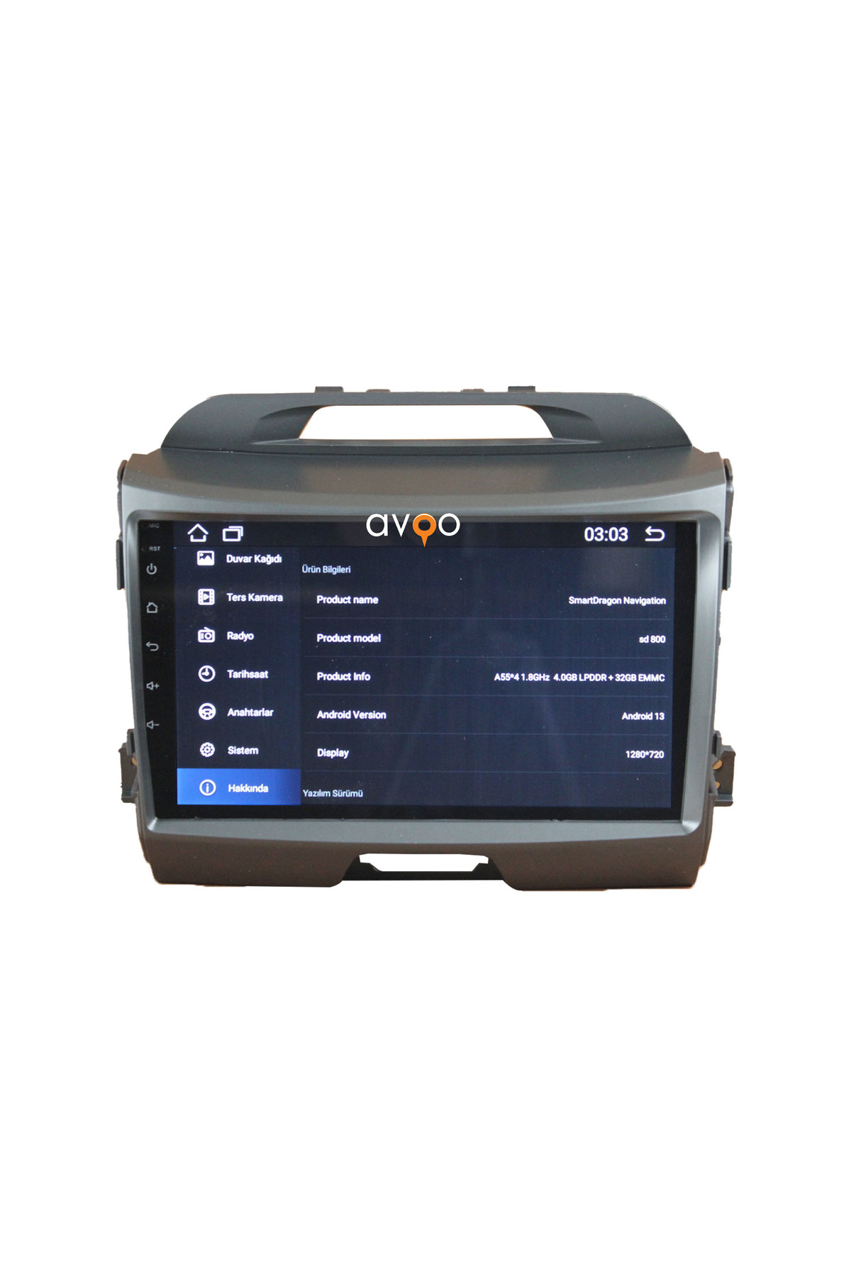 Kia Sportage uyumlu KİA SPORTAGE 2011 / 2015 9 İNÇ 8-128 PRO MODEL QLED EKRAN - Görsel 2