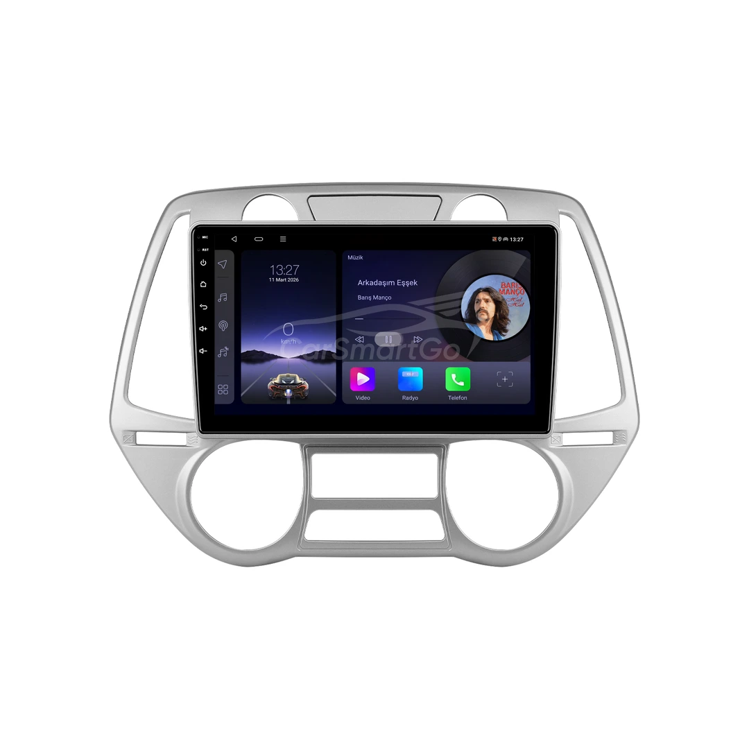 Hyundai i20 Android Multimedya Sistemi (2008-2011) 4GB RAM 64GB Hafıza