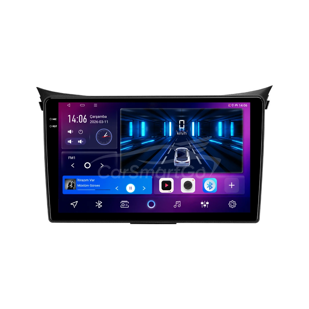 Hyundai i30 Android Multimedya Sistemi (2012-2016) 6GB RAM 64GB Hafıza