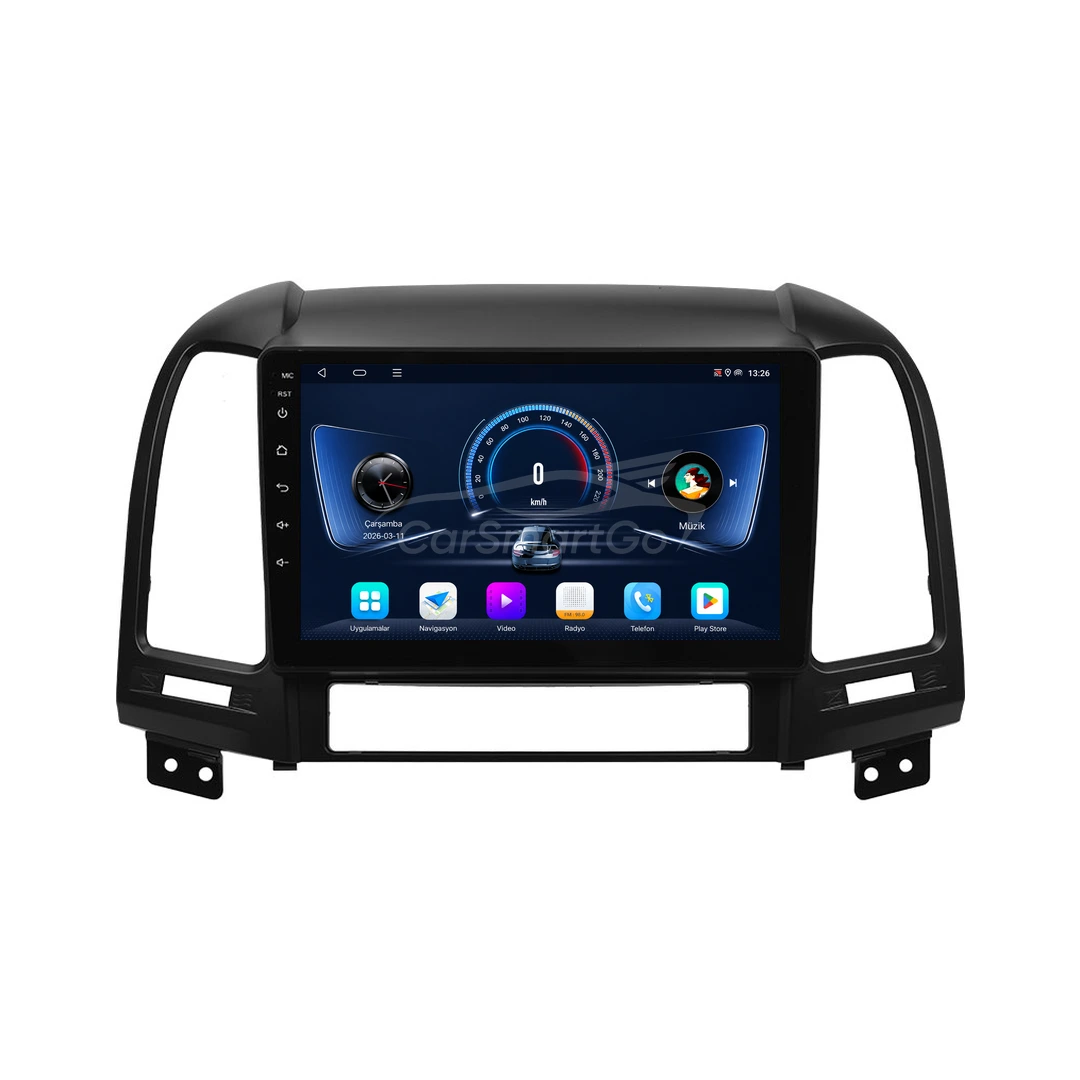 Hyundai Santa Fe Android Multimedya Sistemi (2006-2011) 6GB RAM 64GB Hafıza