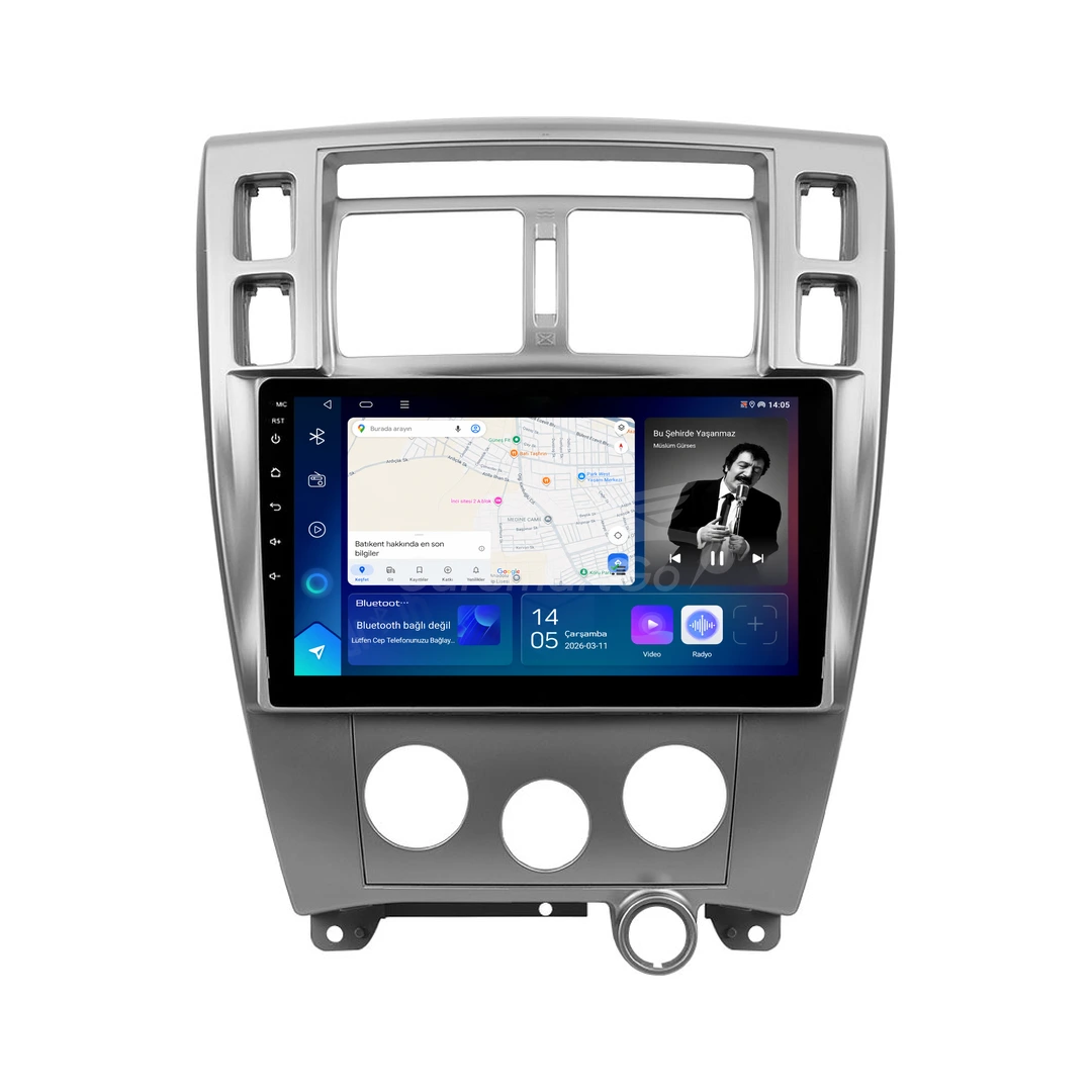 Hyundai Tucson Android Multimedya Sistemi (2005-2012) 8GB RAM 128GB Hafıza Pro