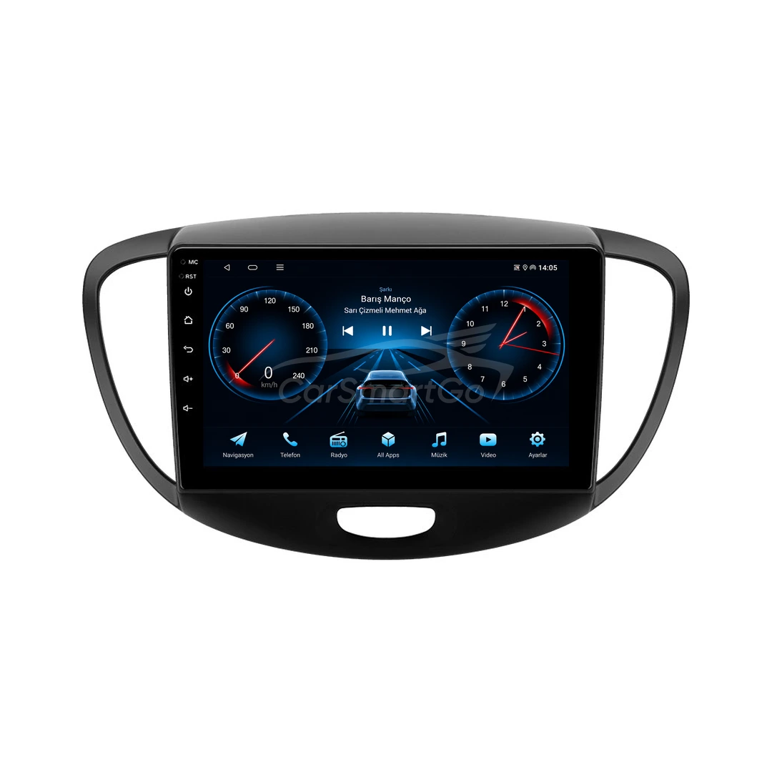 Hyundai i10 Android Multimedya Sistemi (2008-2012) 4GB RAM 32GB Hafıza