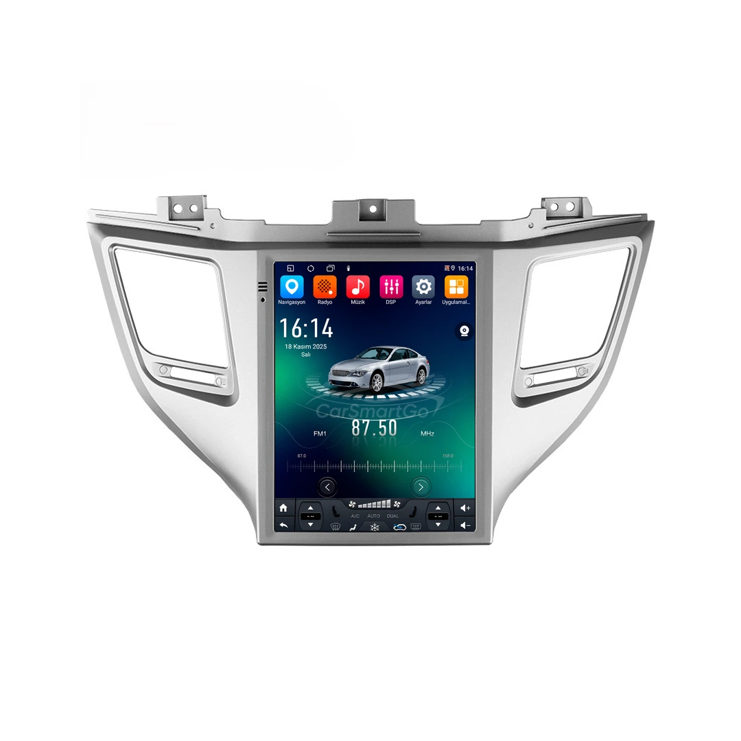 Hyundai Tucson Android Tesla Multimedya Sistemi (2015-2018) 8GB RAM 128GB Hafıza