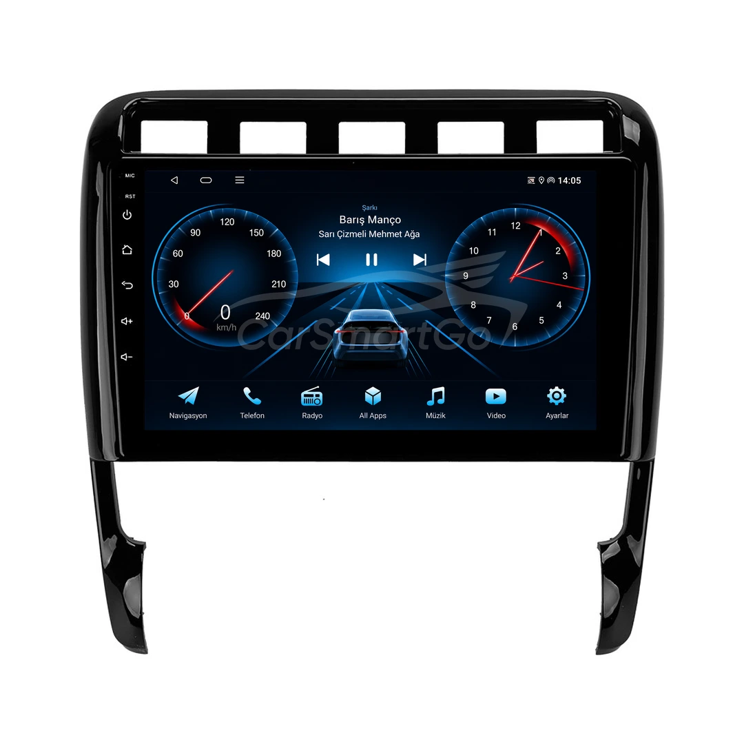 Porsche Cayenne Android Multimedya Sistemi (2003-2010) 10GB RAM 256GB Hafıza Pro